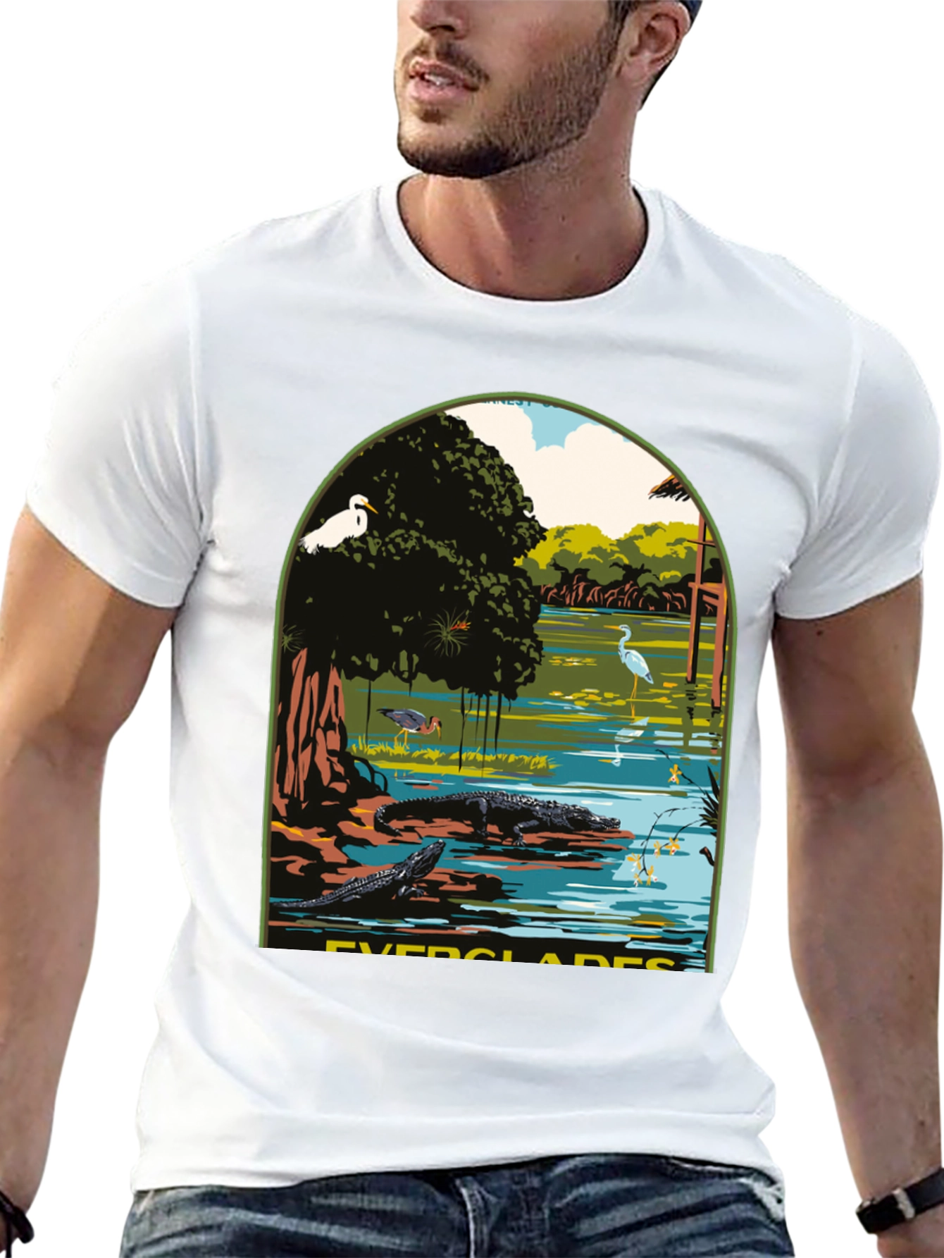 Everglades Graphic Tee - Nature Lovers T-Shirt