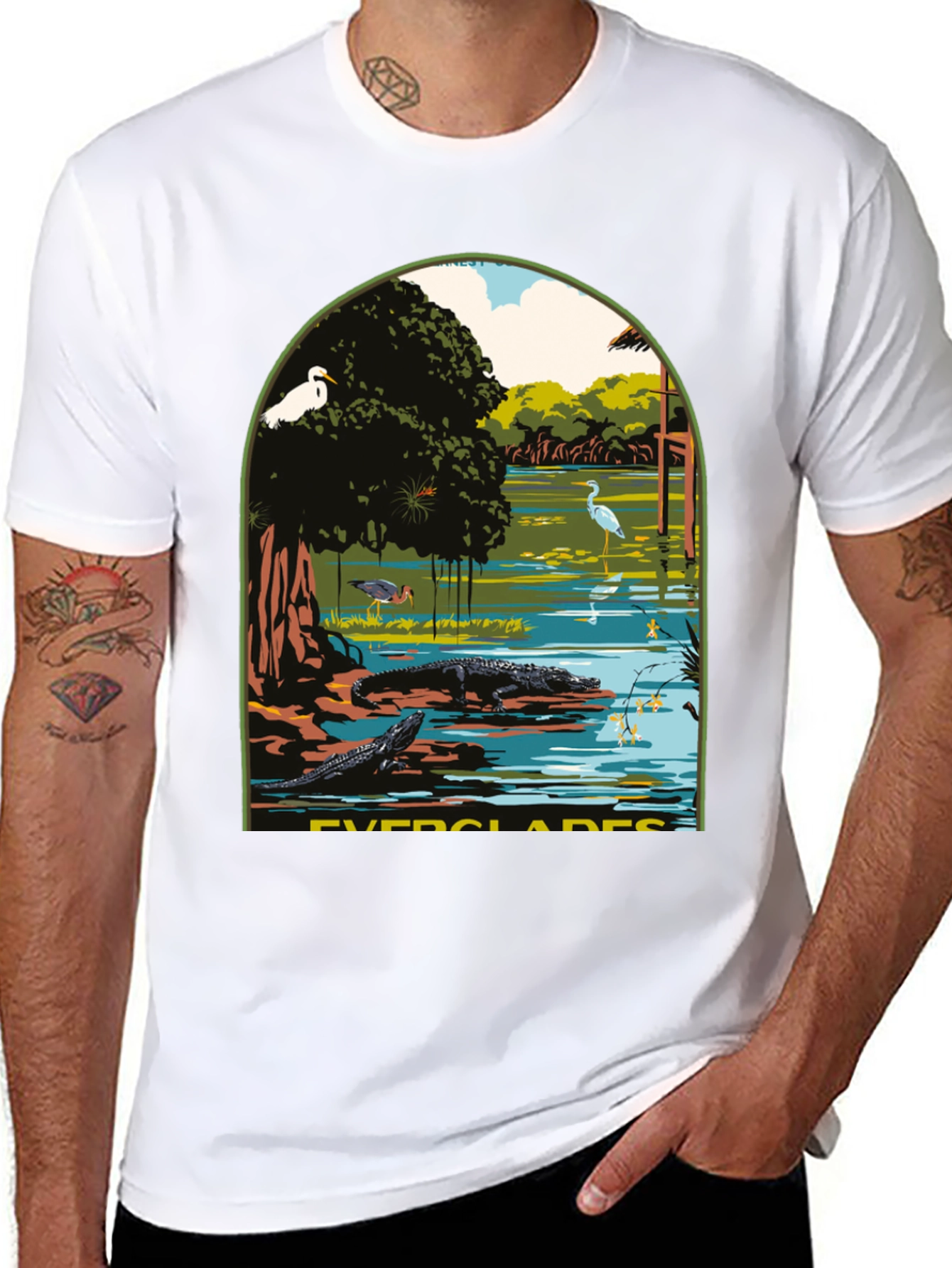 Everglades Graphic Tee - Nature Lovers T-Shirt