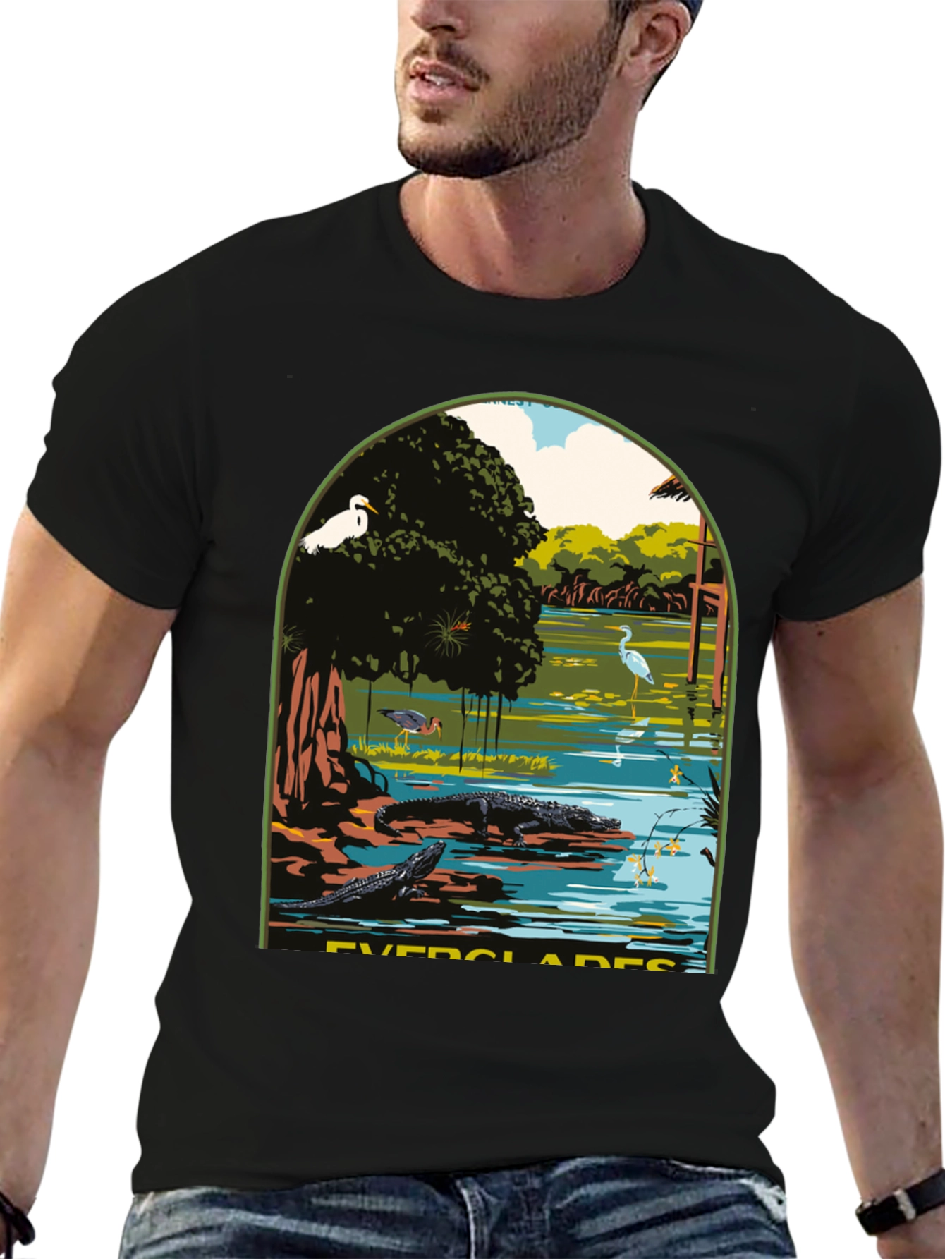 Everglades Graphic Tee - Nature Lovers T-Shirt