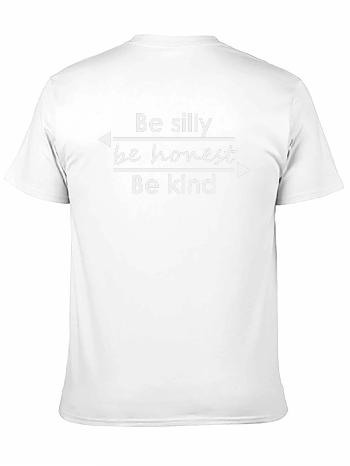 Be Silly Honest Kind T-Shirt - Black Graphic Tee