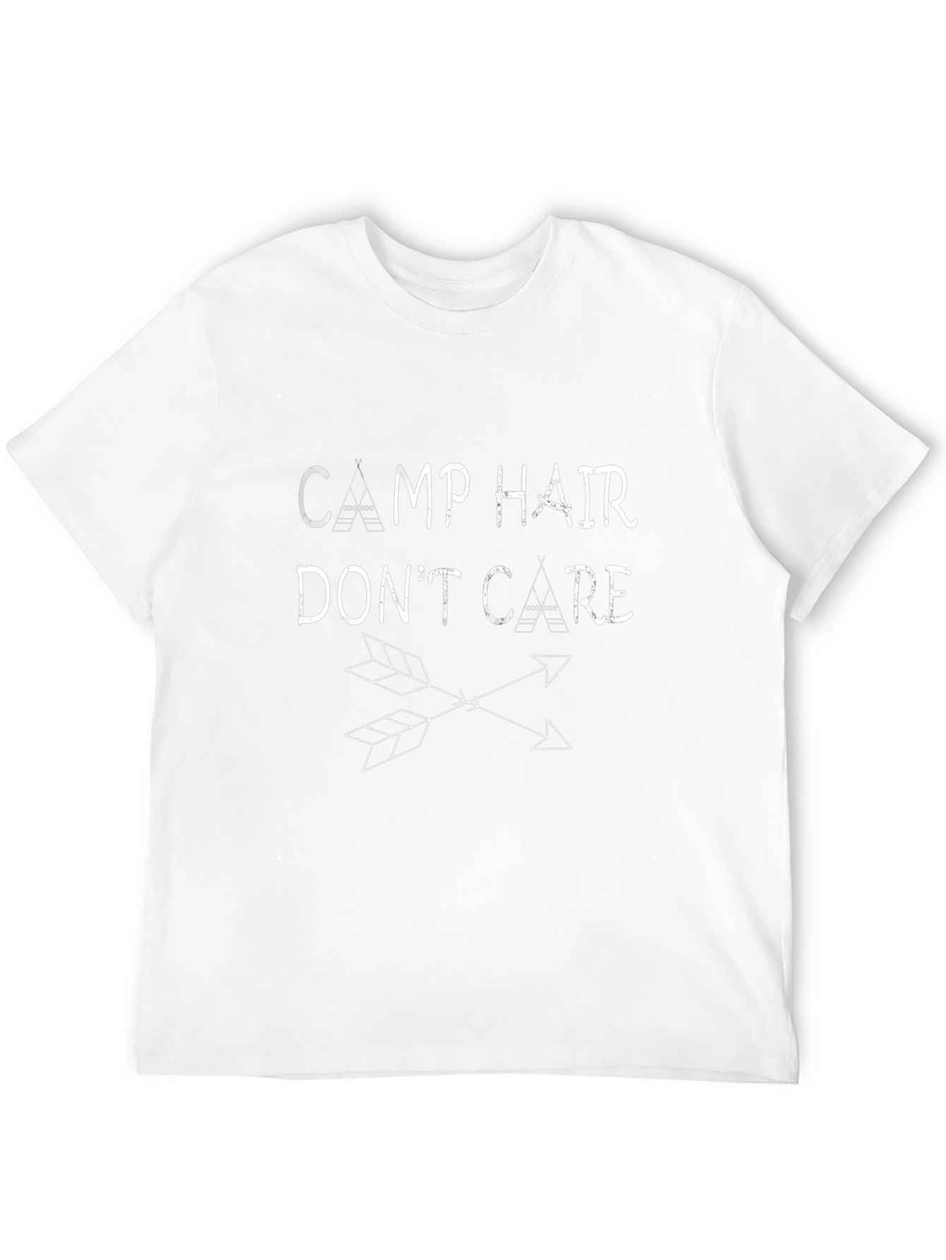 Camp Hair Dont Care Black T-Shirt