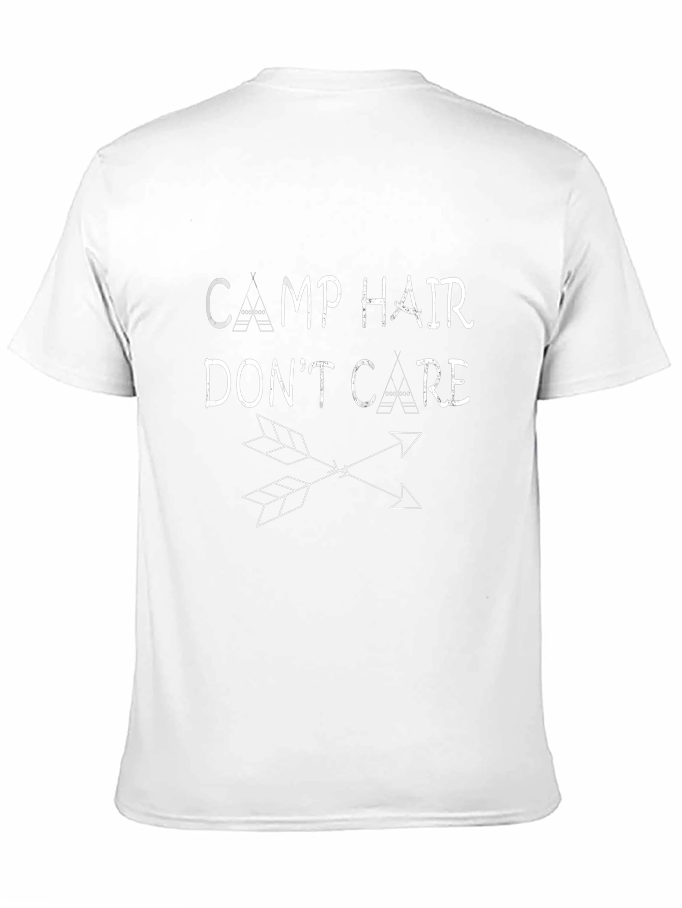 Camp Hair Dont Care Black T-Shirt