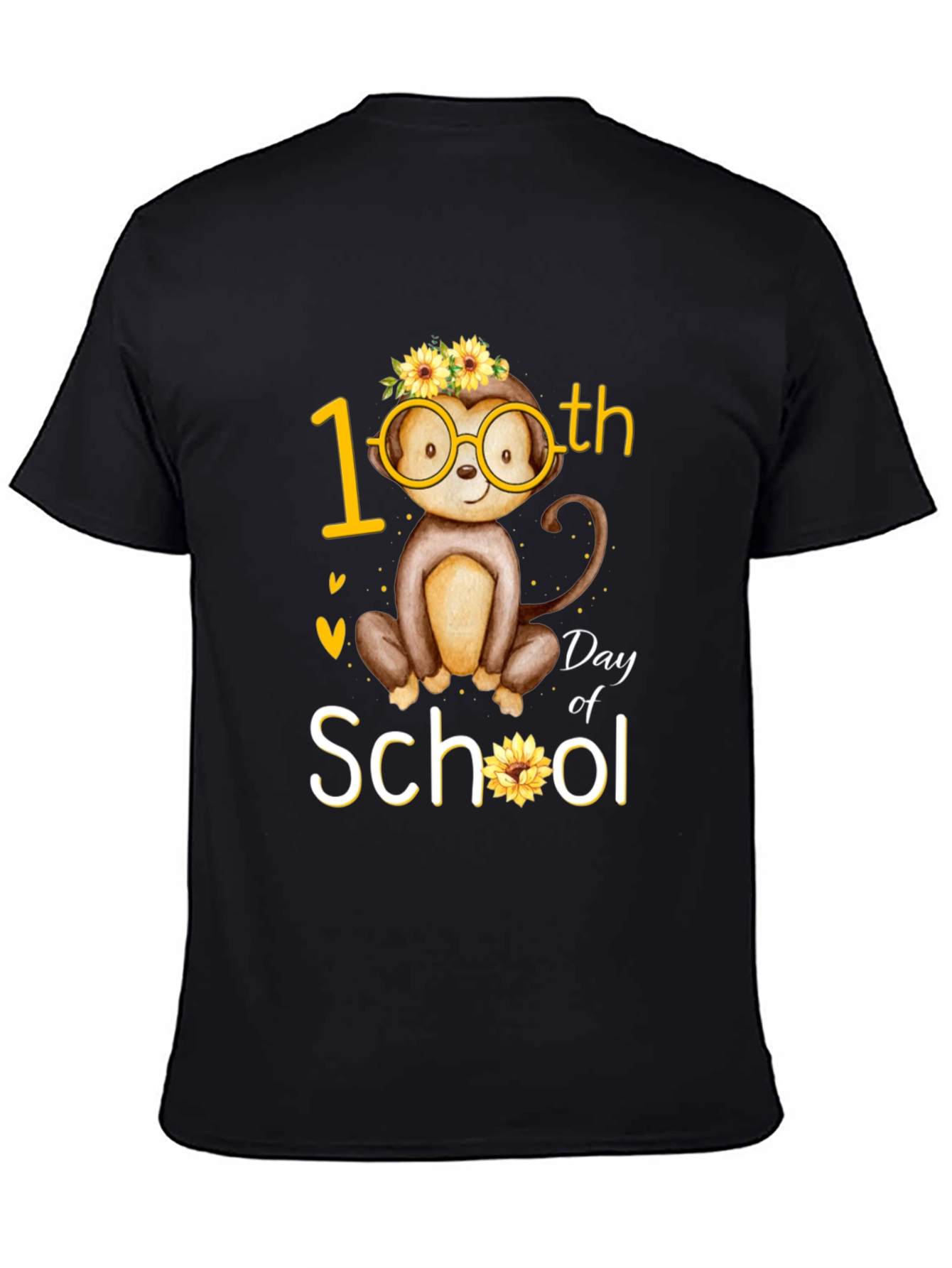 100th Day of School Monkey T-Shirt