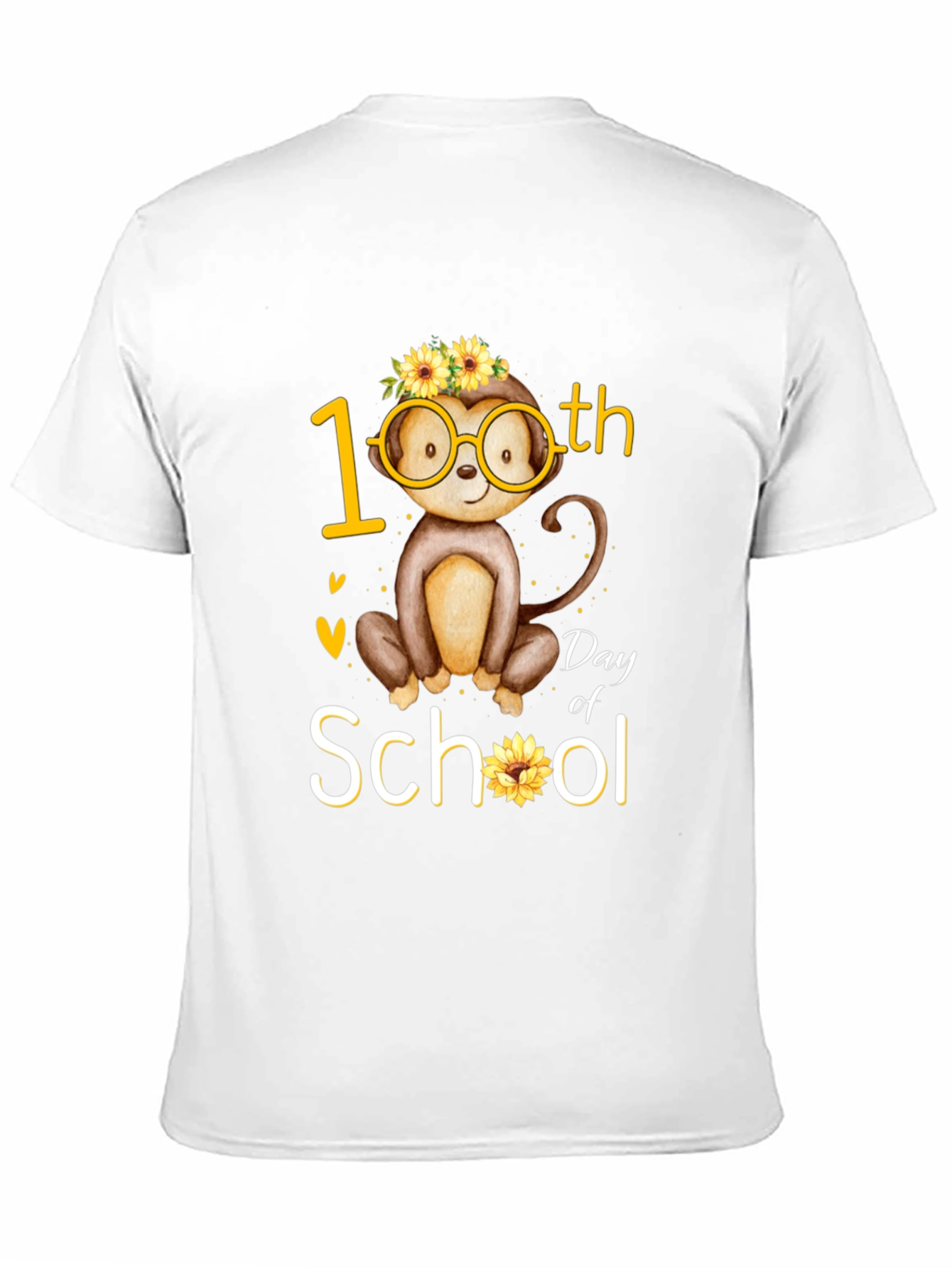 100th Day of School Monkey T-Shirt