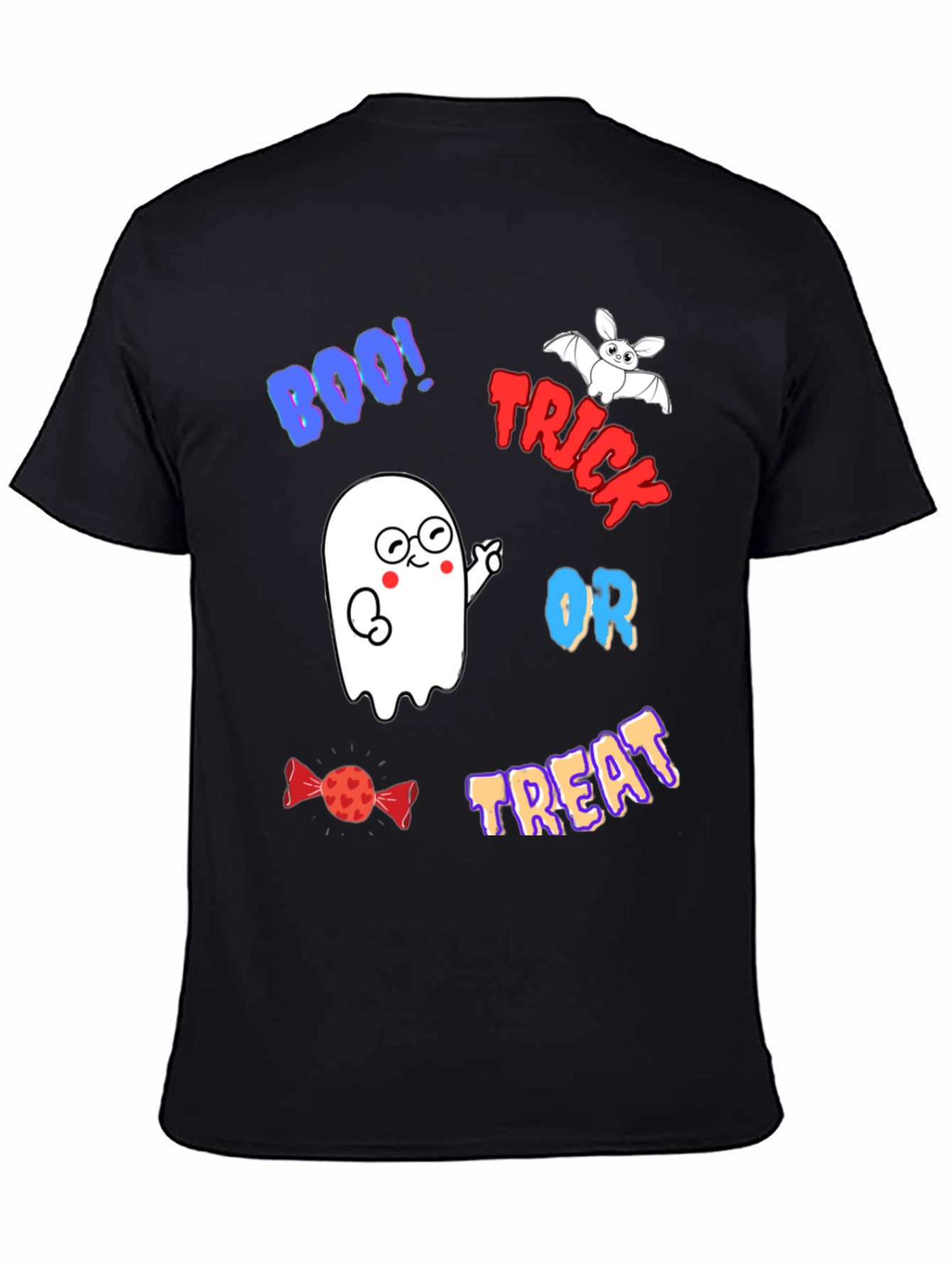Halloween Ghost T-Shirt - Trick or Treat Tee
