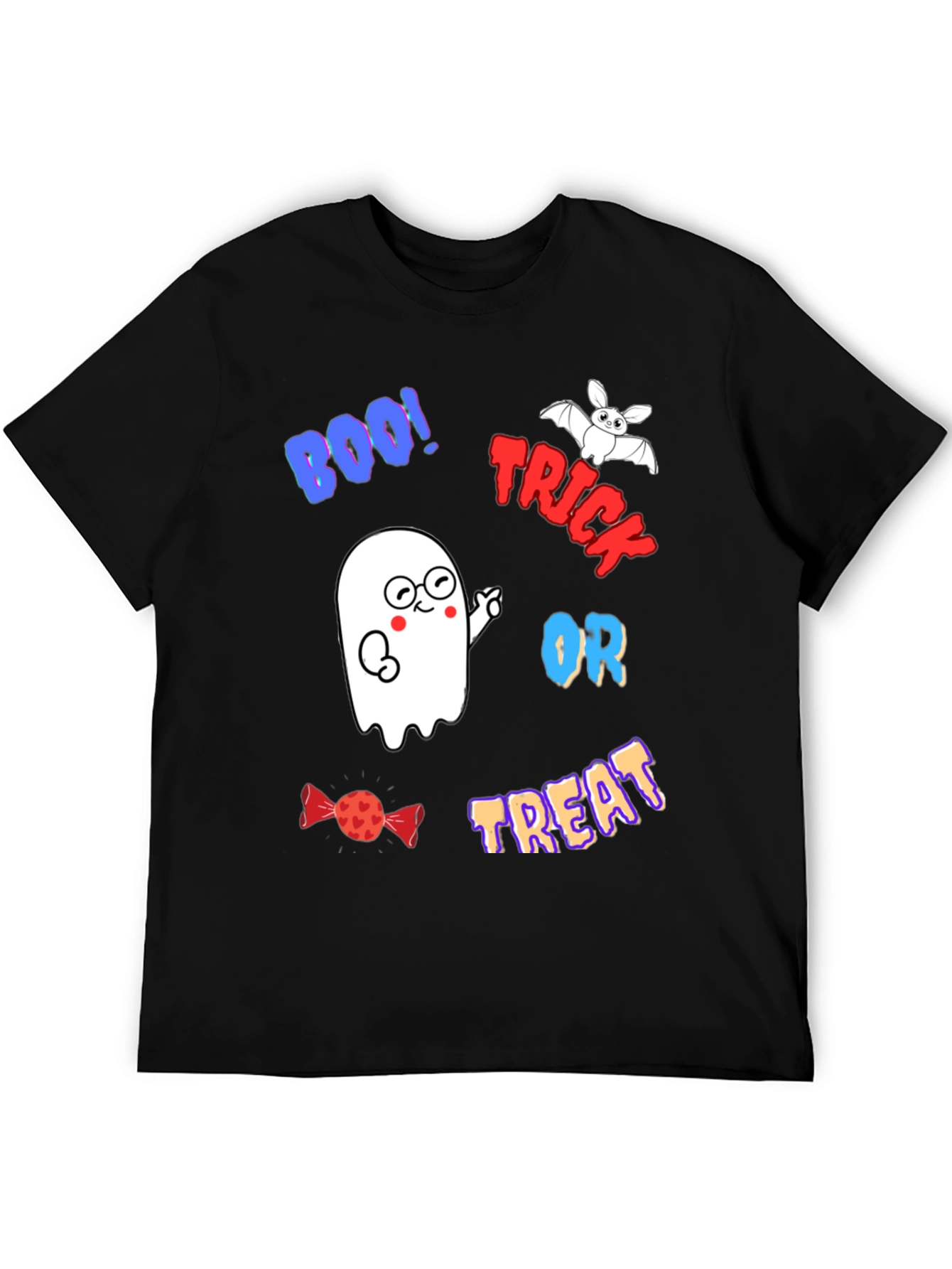 Halloween Ghost T-Shirt - Trick or Treat Tee