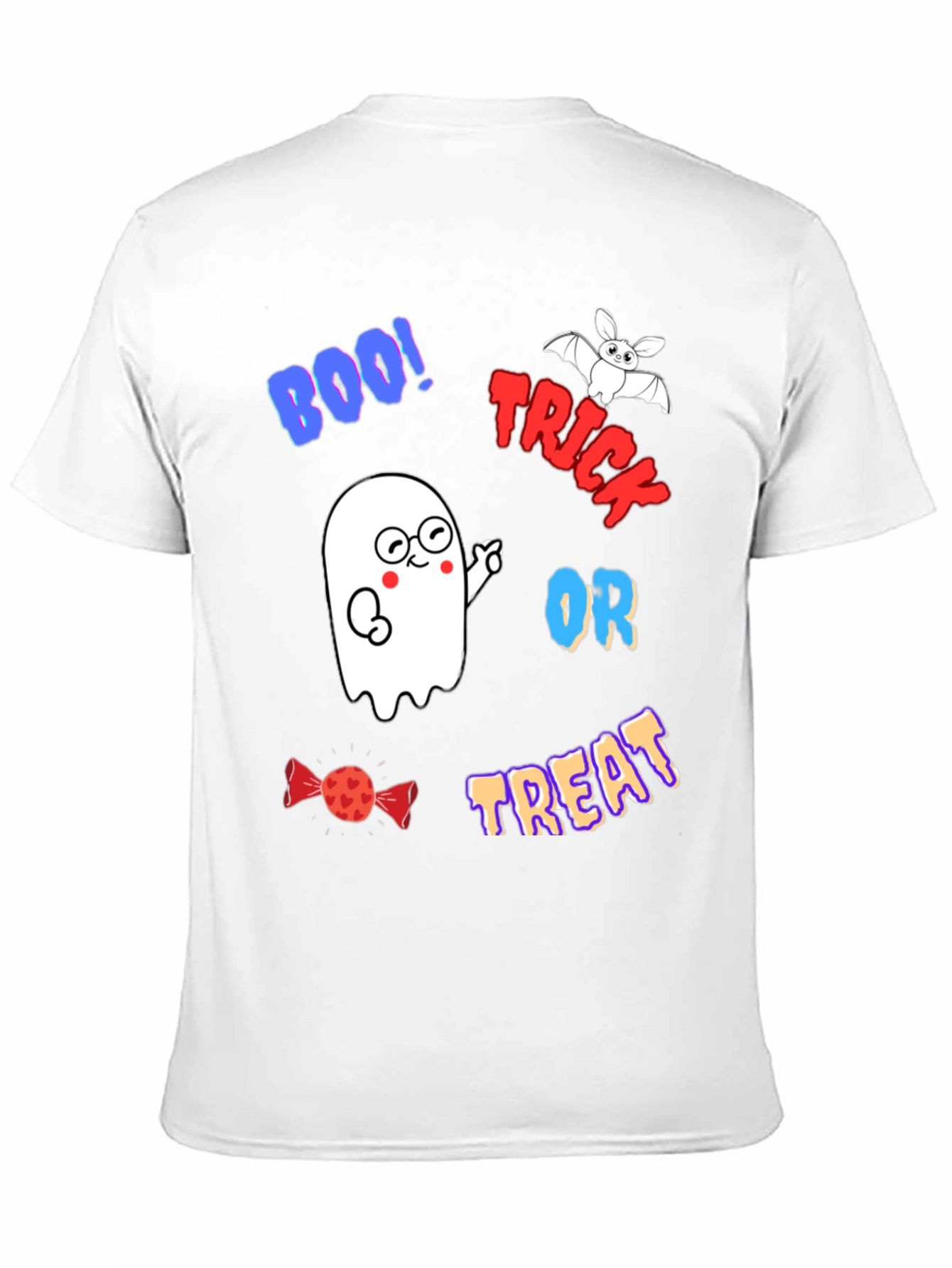 Halloween Ghost T-Shirt - Trick or Treat Tee