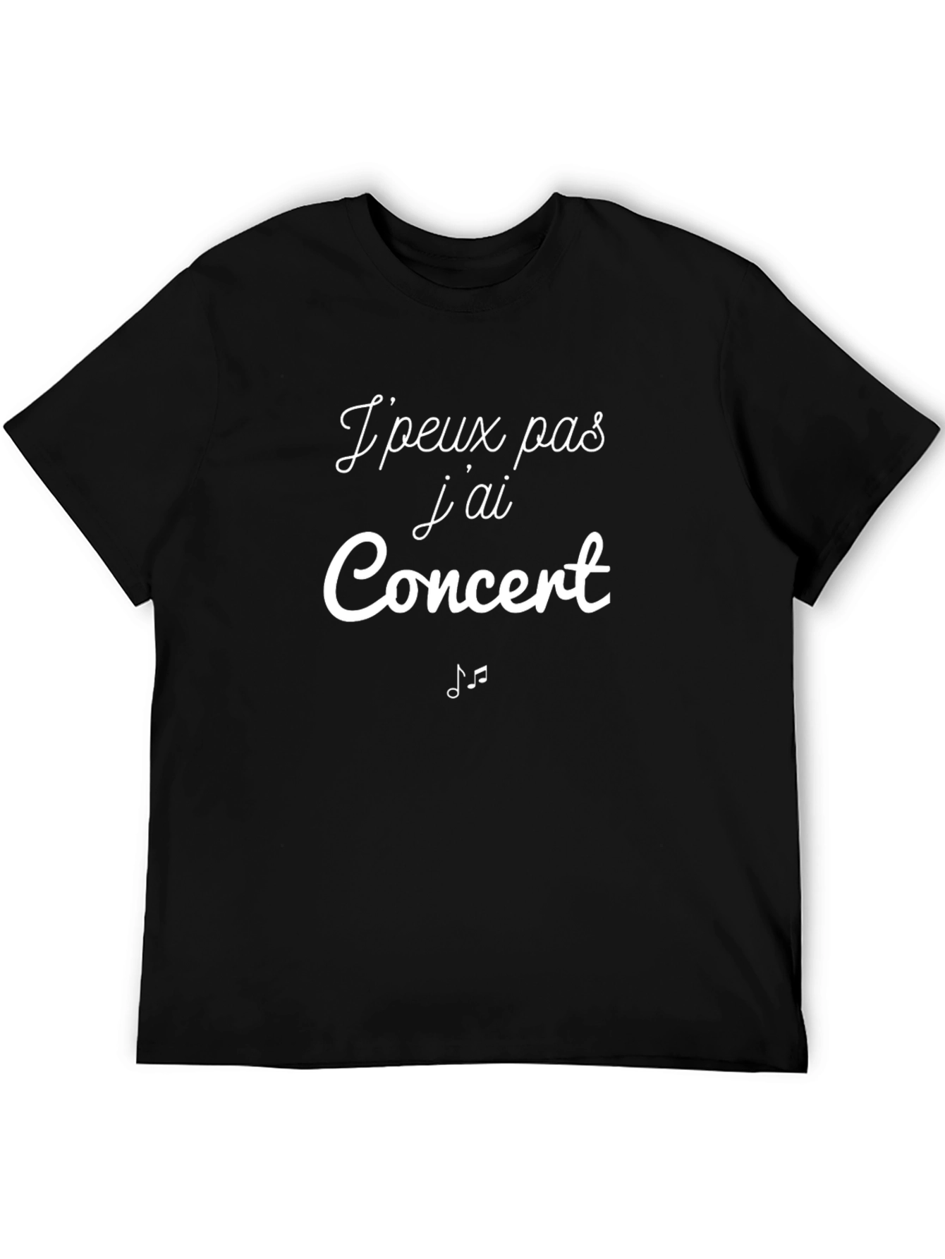 Concert Graphic Tee - French Saying T-Shirt