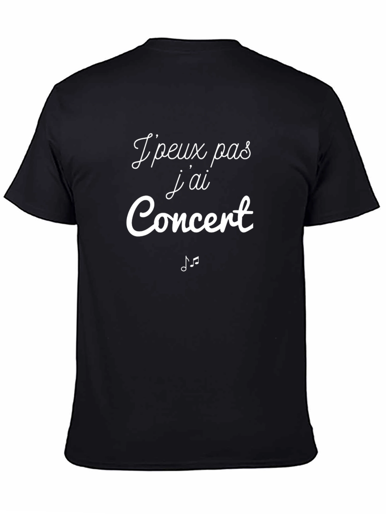 Concert Graphic Tee - French Saying T-Shirt