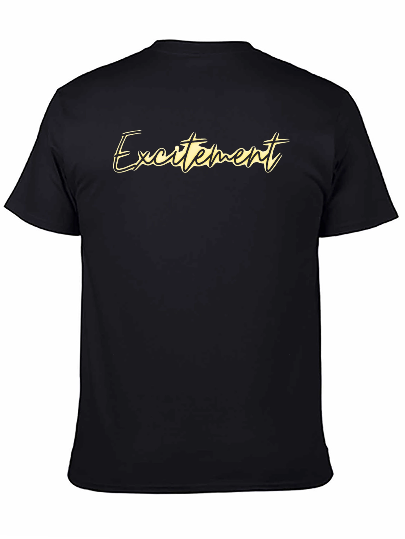 Excitement Black T-Shirt | Stylish Menswear