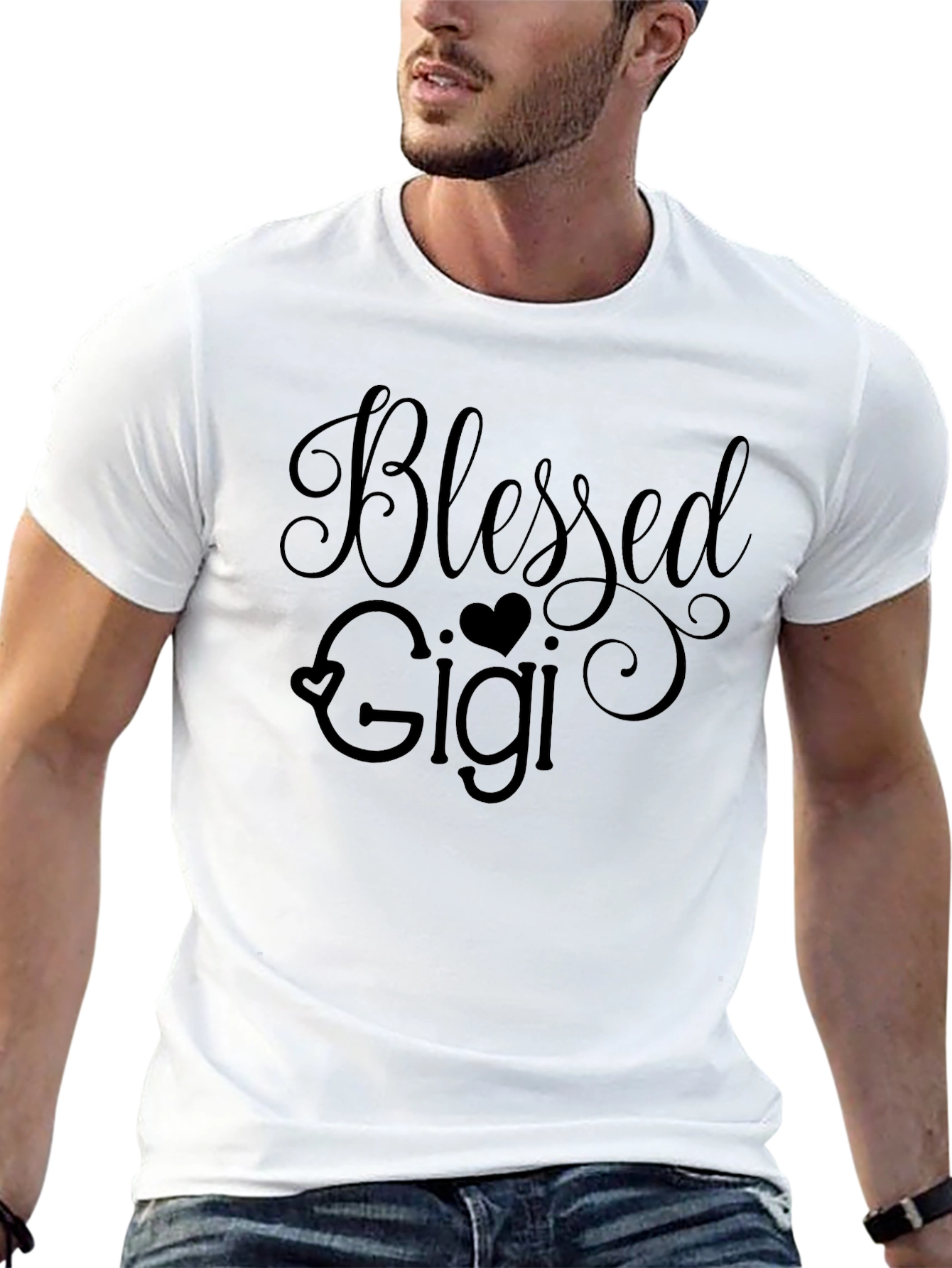 Blessed Gigi Graphic Tee - Black T-Shirt