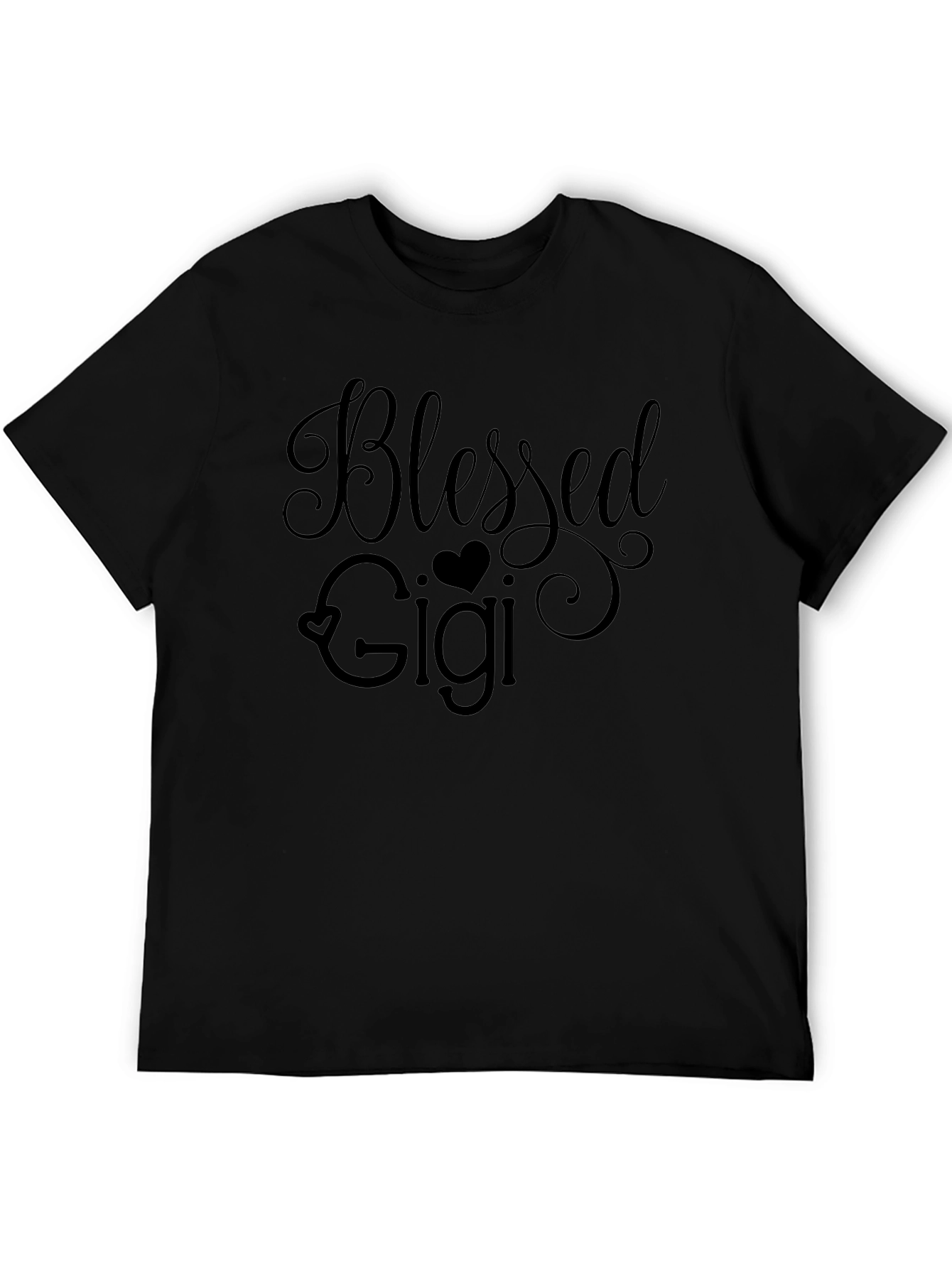 Blessed Gigi Graphic Tee - Black T-Shirt