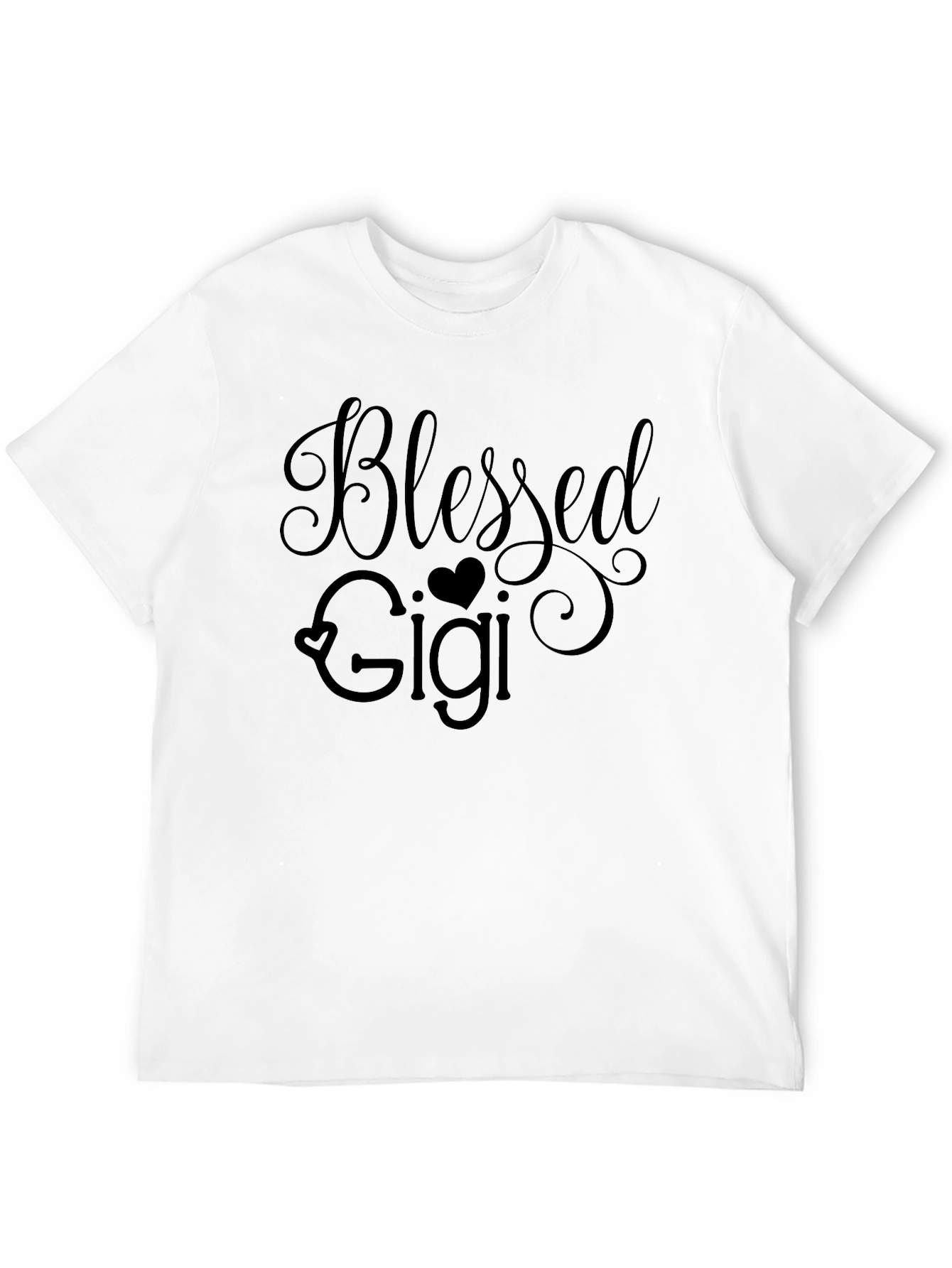 Blessed Gigi Graphic Tee - Black T-Shirt