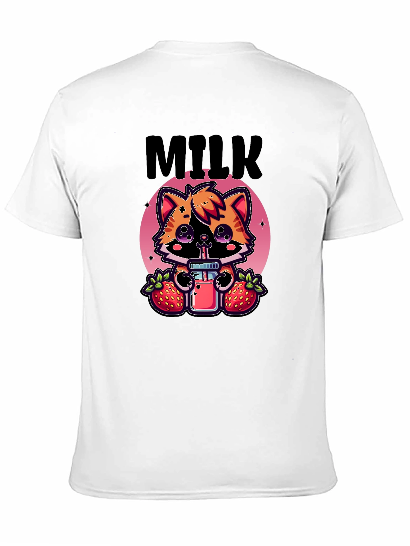 Kawaii Cat Milkshake T-Shirt