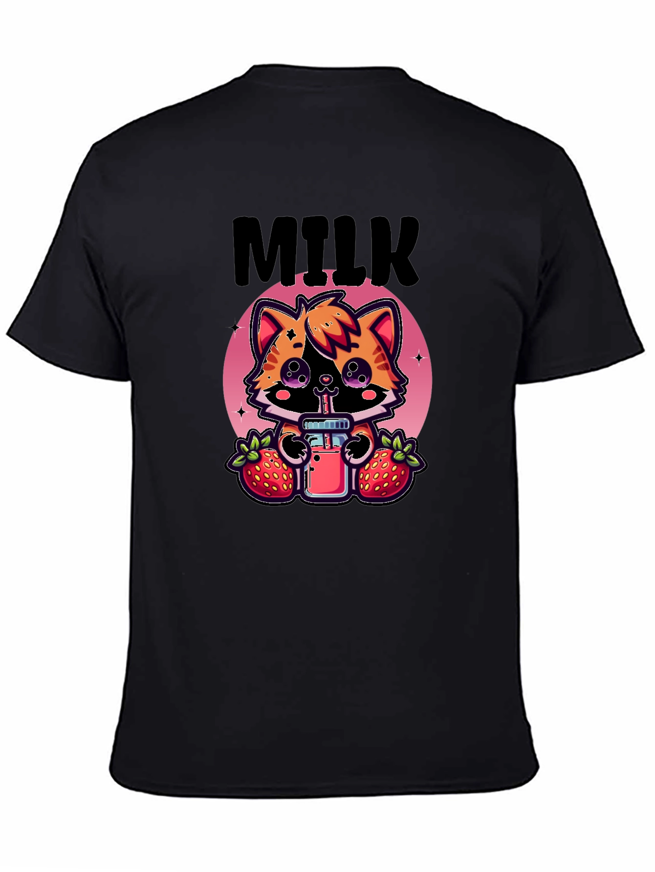 Kawaii Cat Milkshake T-Shirt