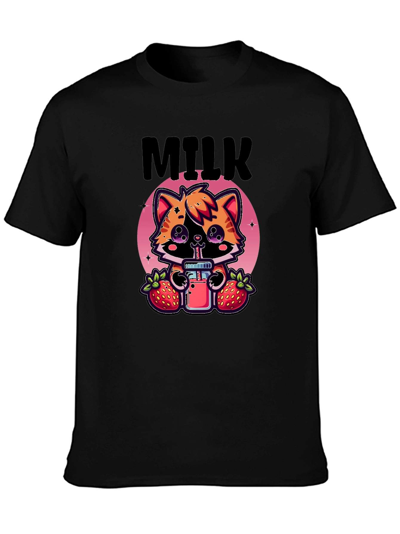 Kawaii Cat Milkshake T-Shirt