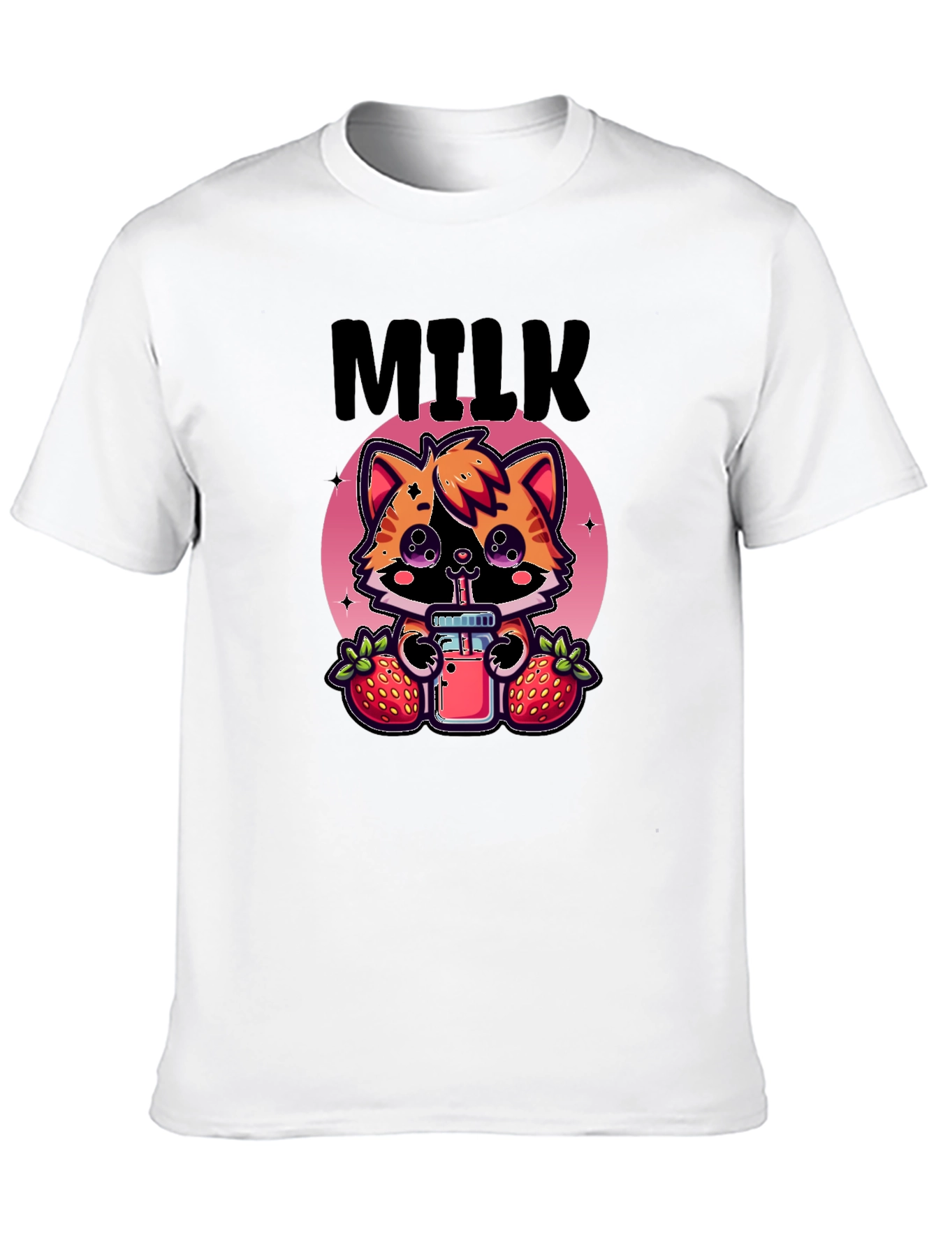 Kawaii Cat Milkshake T-Shirt