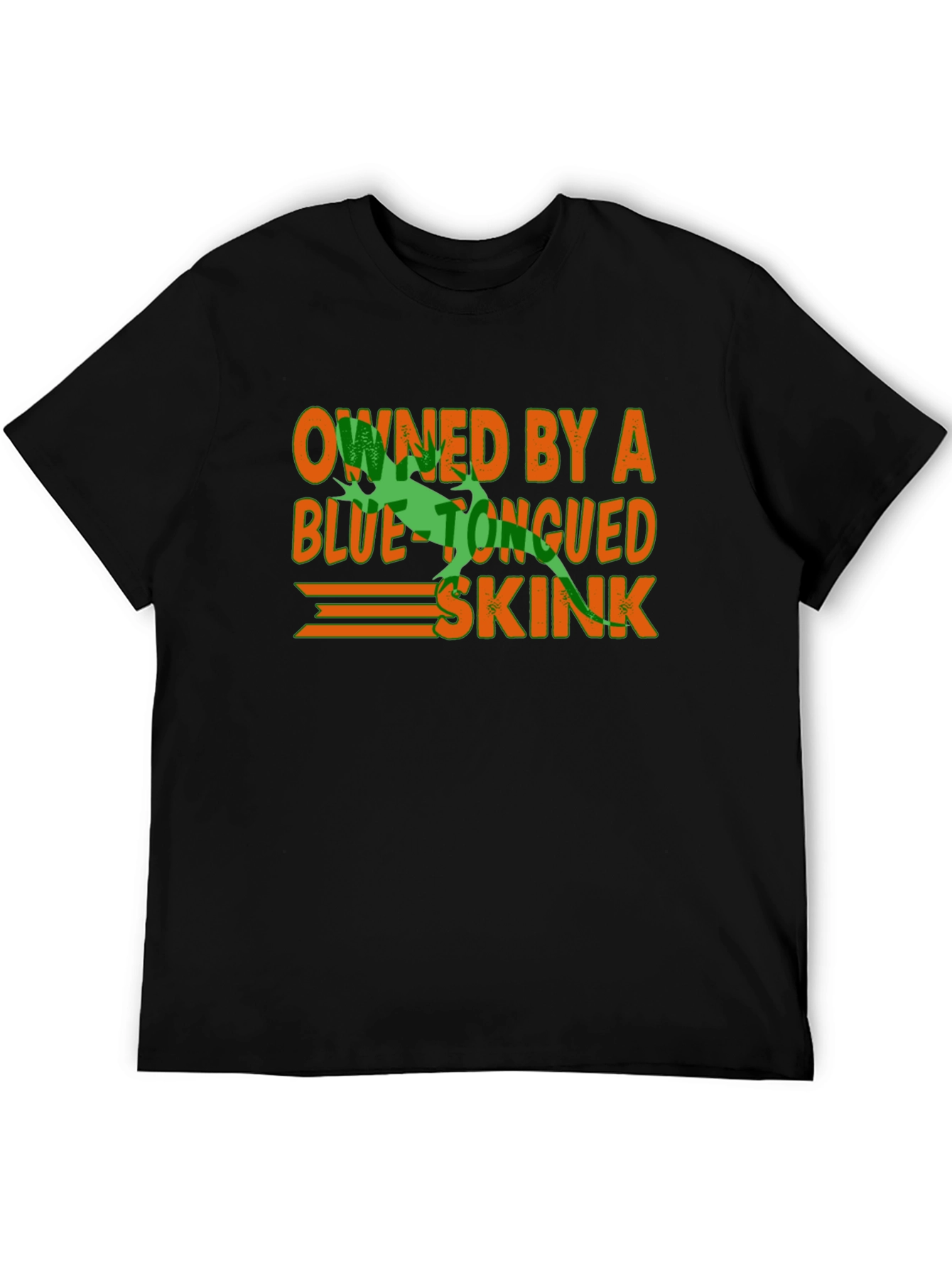 Blue Tongued Skink Owner Black T-Shirt
