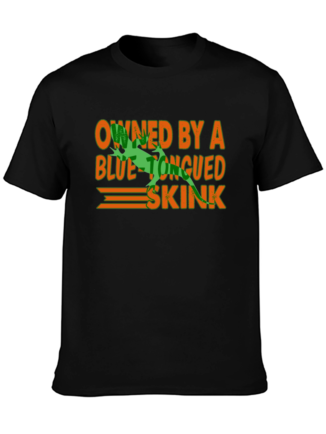 Blue Tongued Skink Owner Black T-Shirt