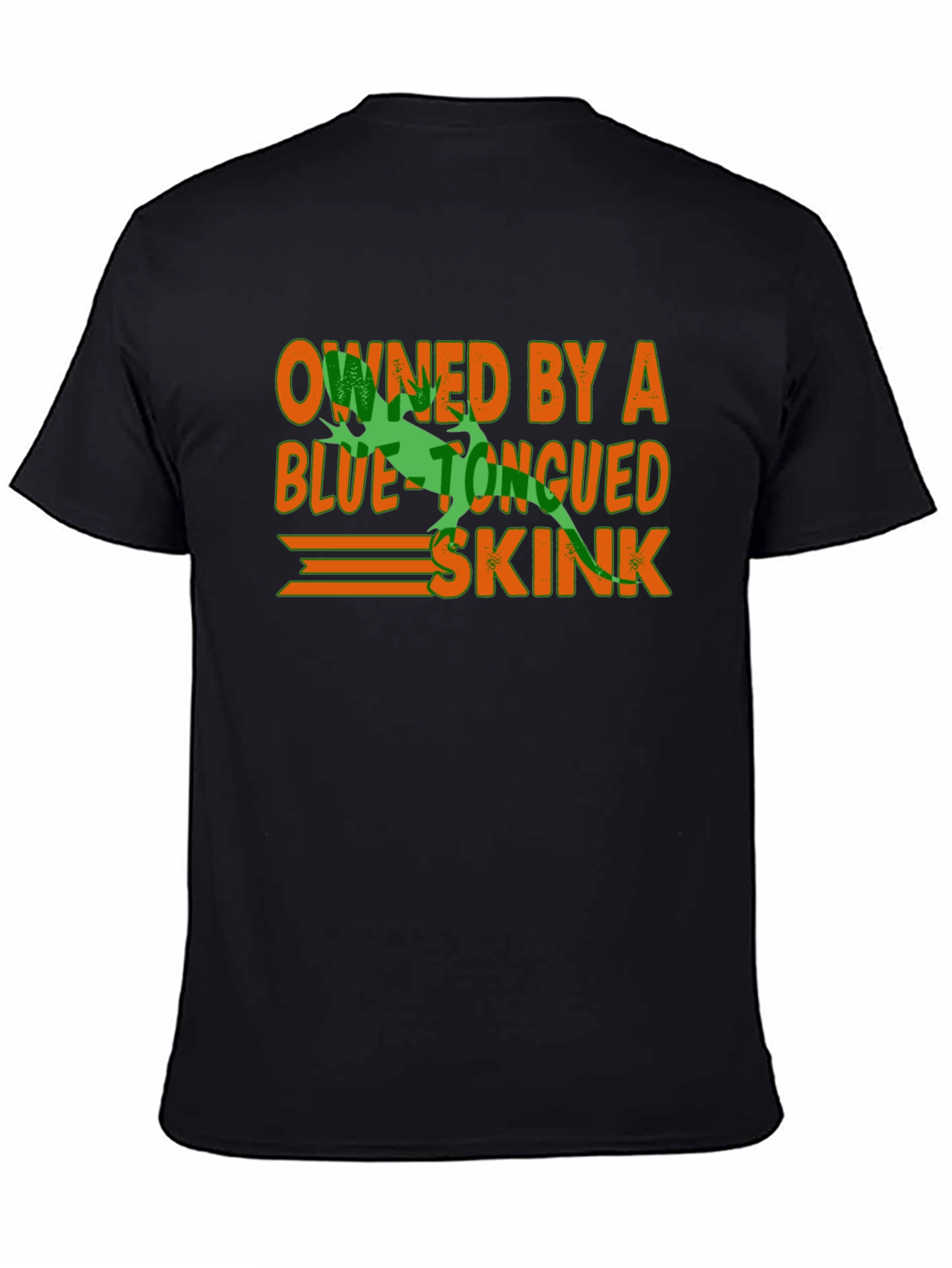Blue Tongued Skink Owner Black T-Shirt