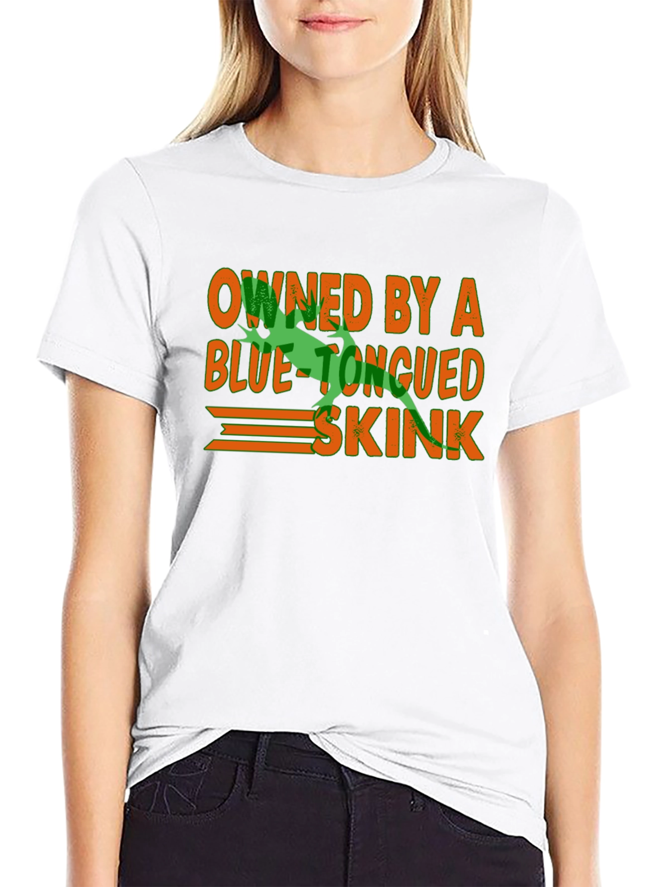 Blue Tongued Skink Owner Black T-Shirt