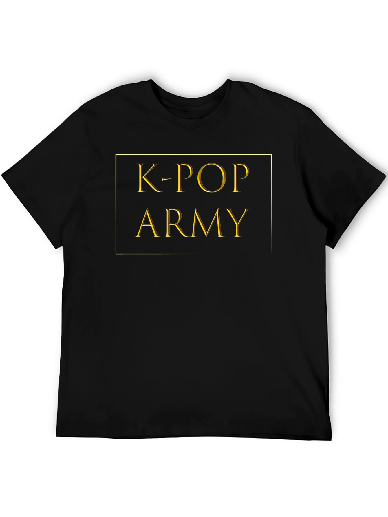 K-Pop Army Black T-Shirt
