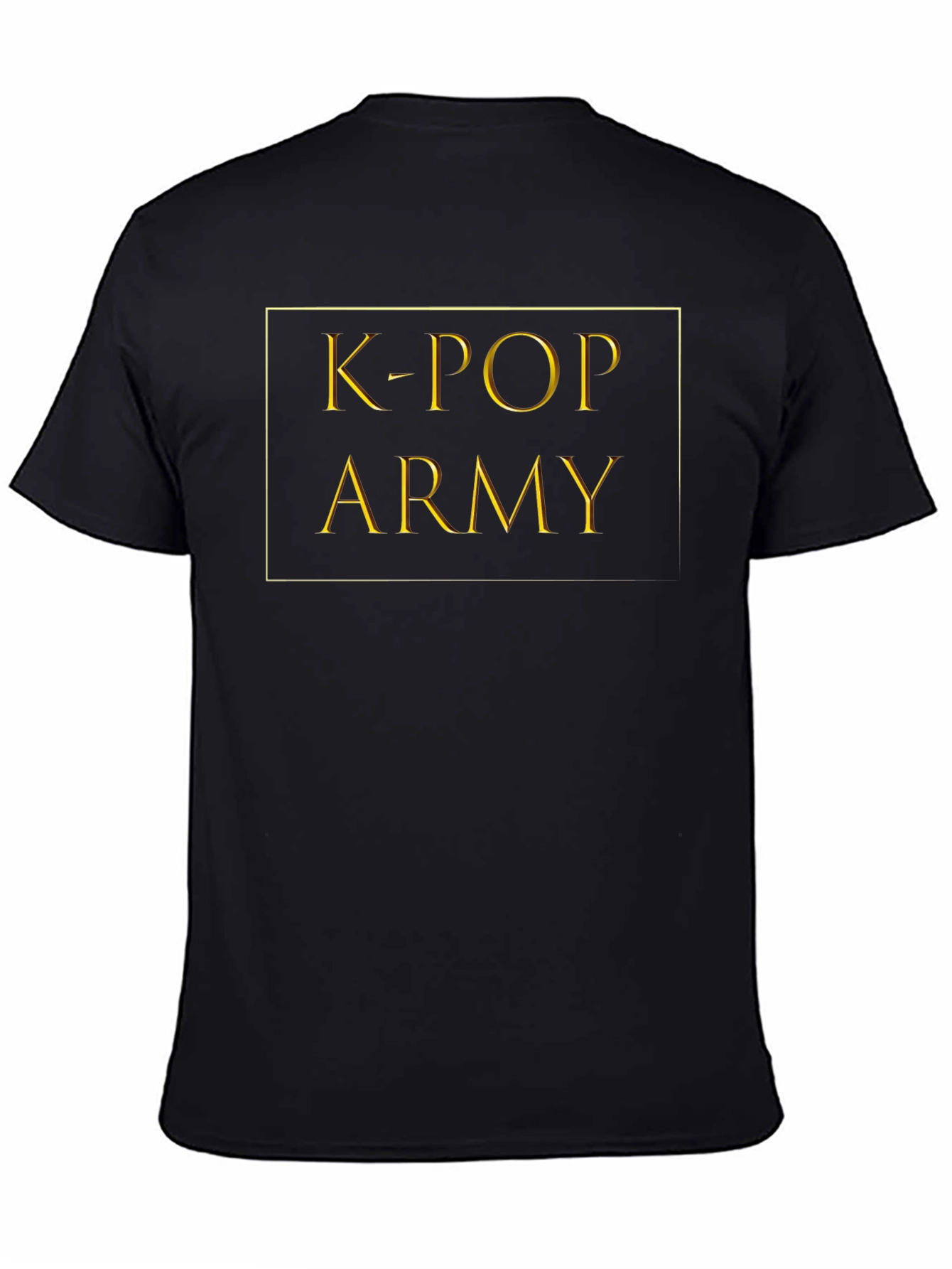 K-Pop Army Black T-Shirt