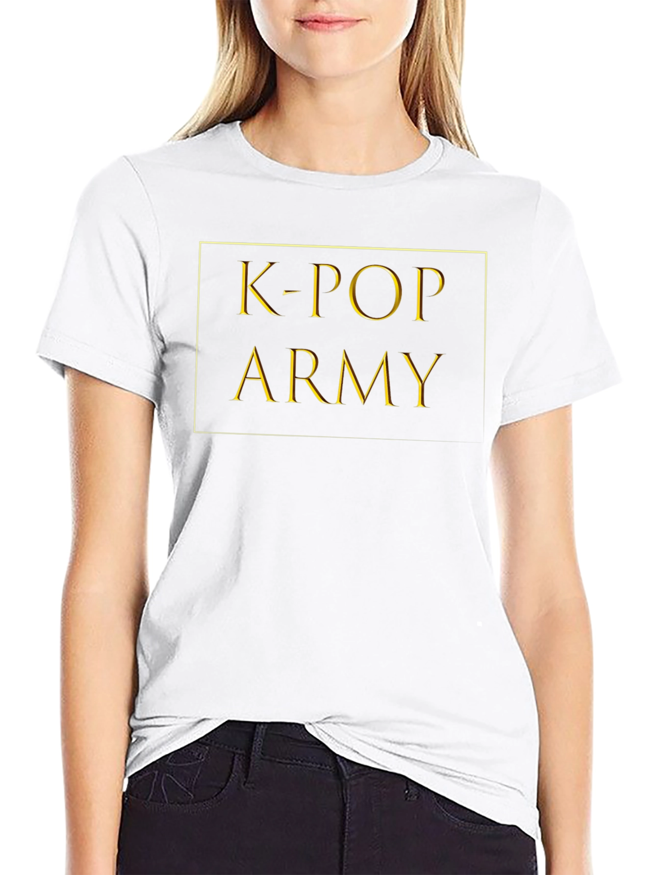 K-Pop Army Black T-Shirt