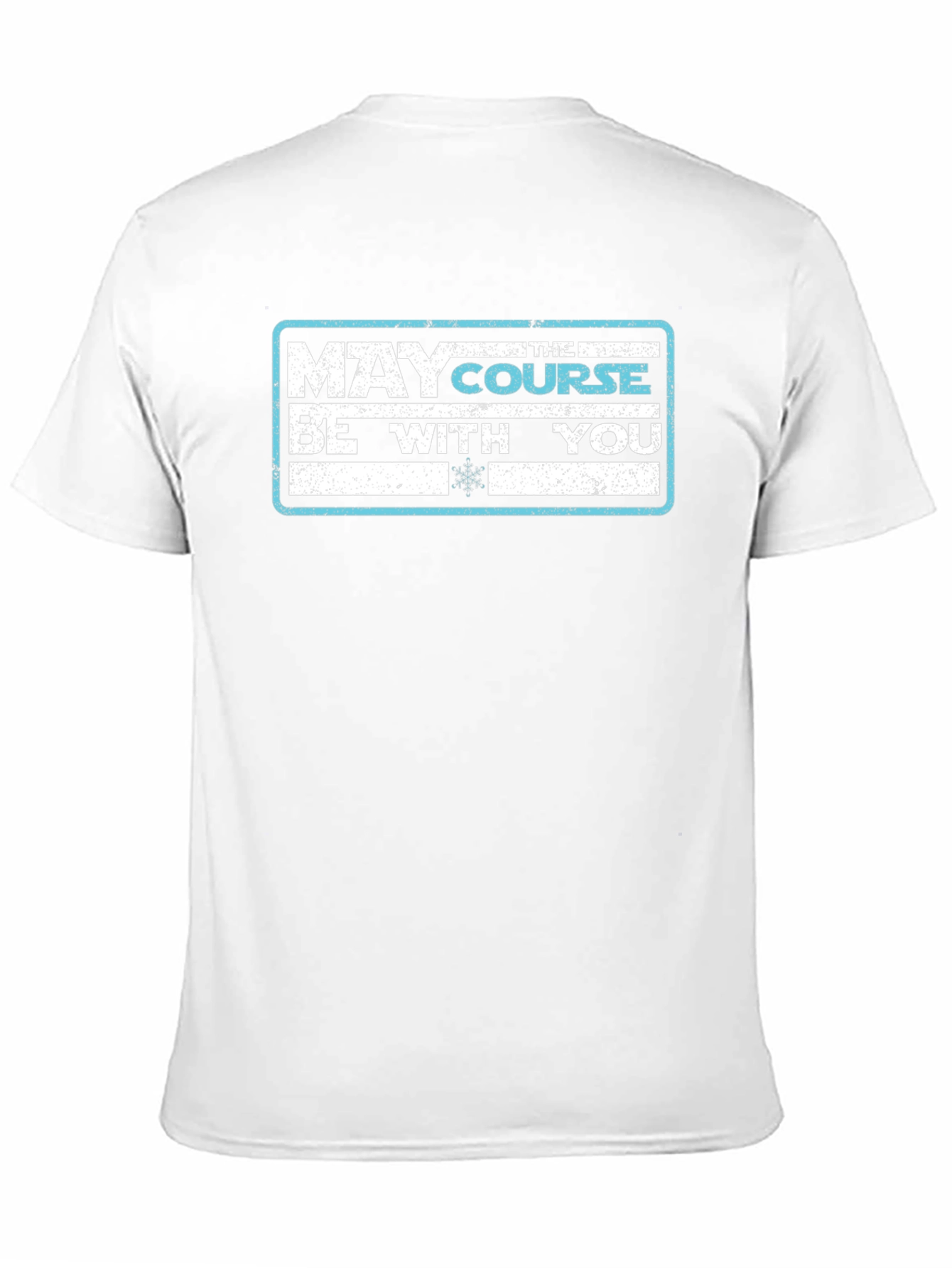 May the Course Be With You Black T-Shirt