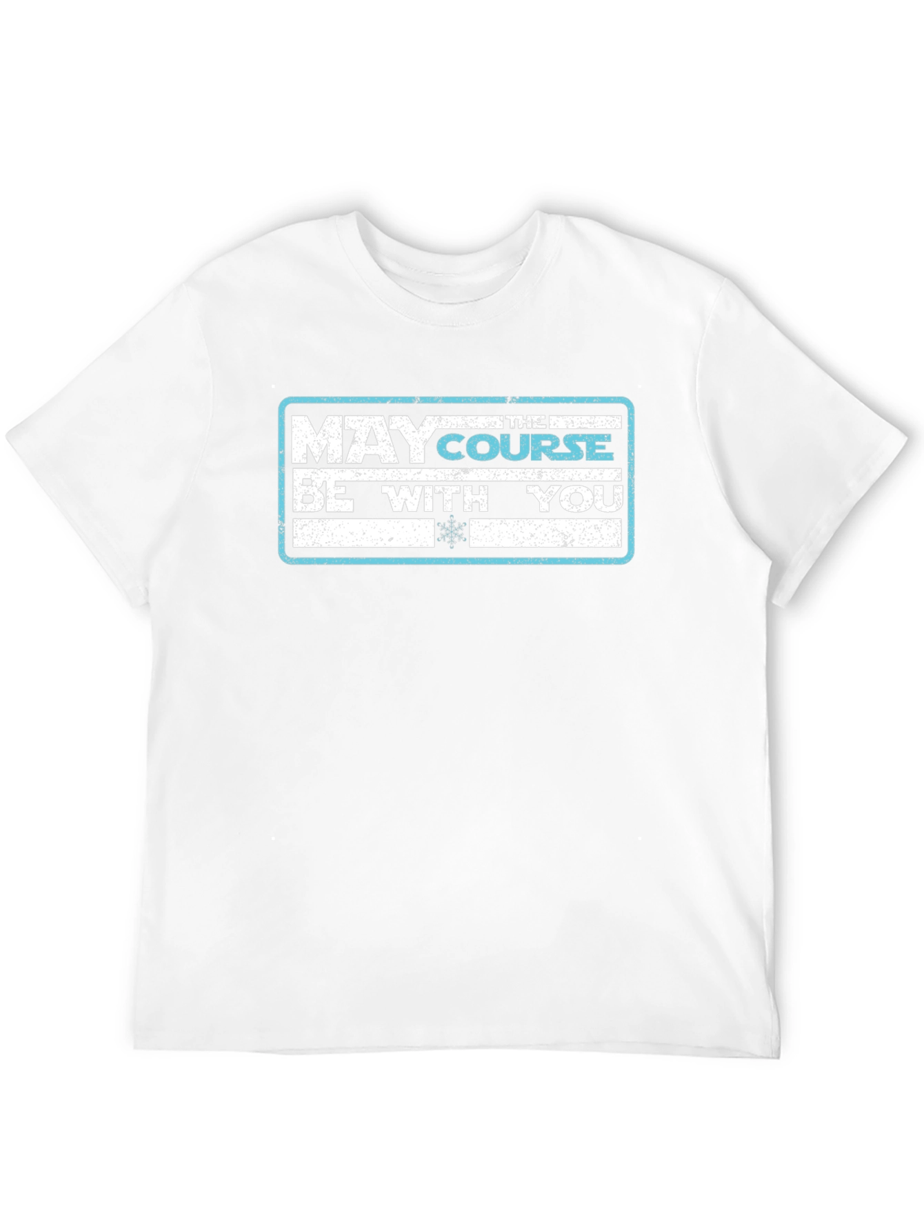 May the Course Be With You Black T-Shirt