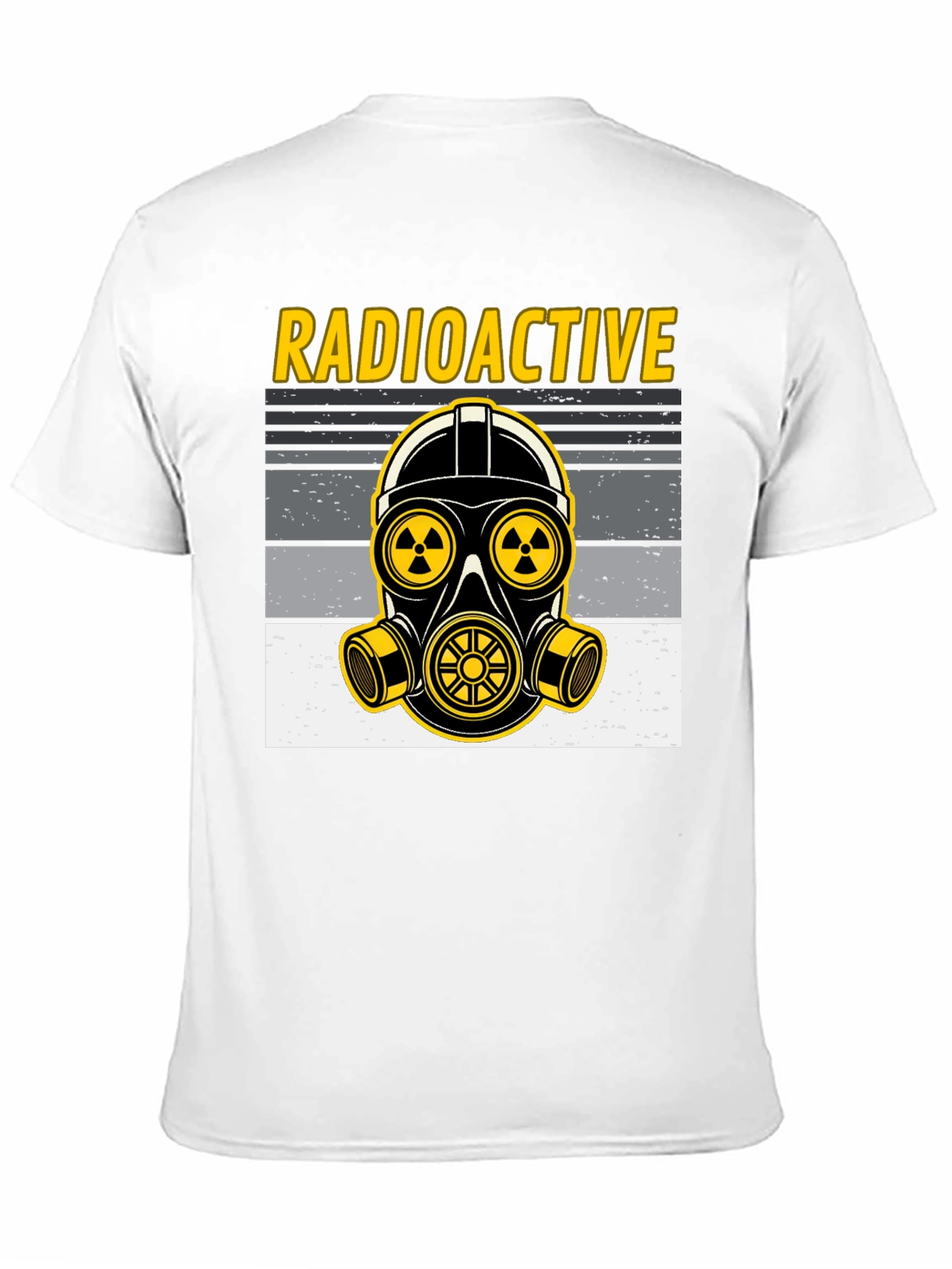 Radioactive Gas Mask Graphic T-Shirt