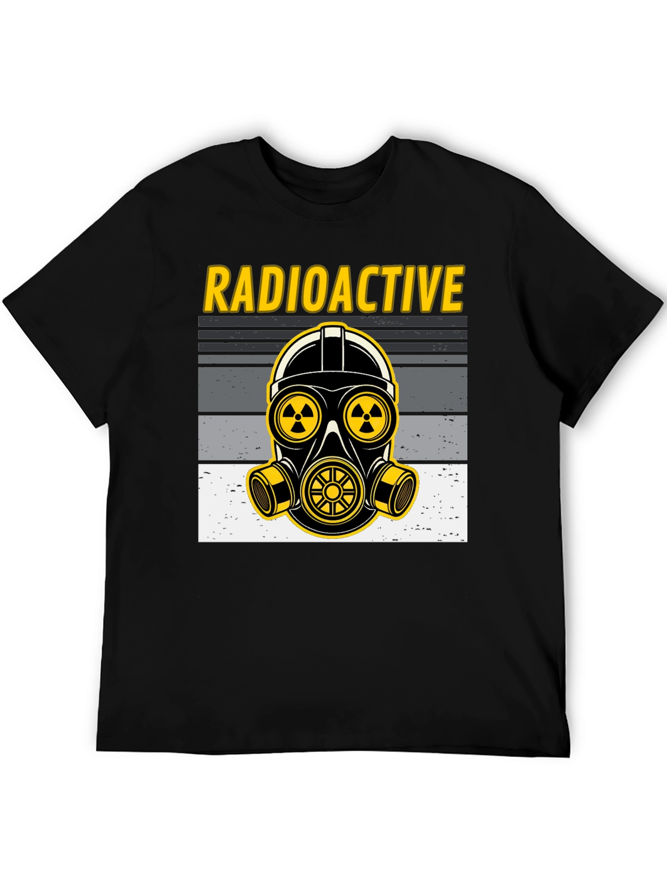Radioactive Gas Mask Graphic T-Shirt