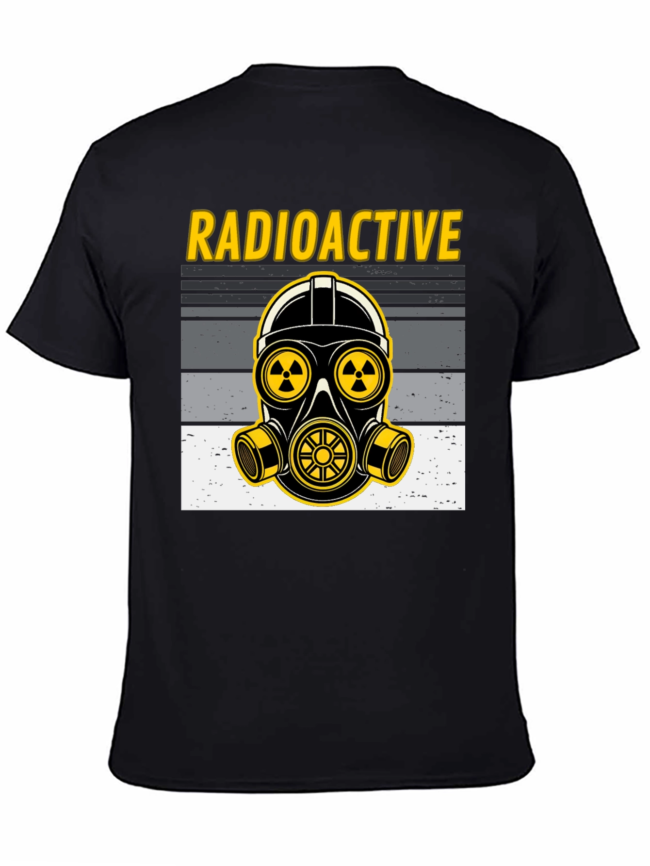 Radioactive Gas Mask Graphic T-Shirt