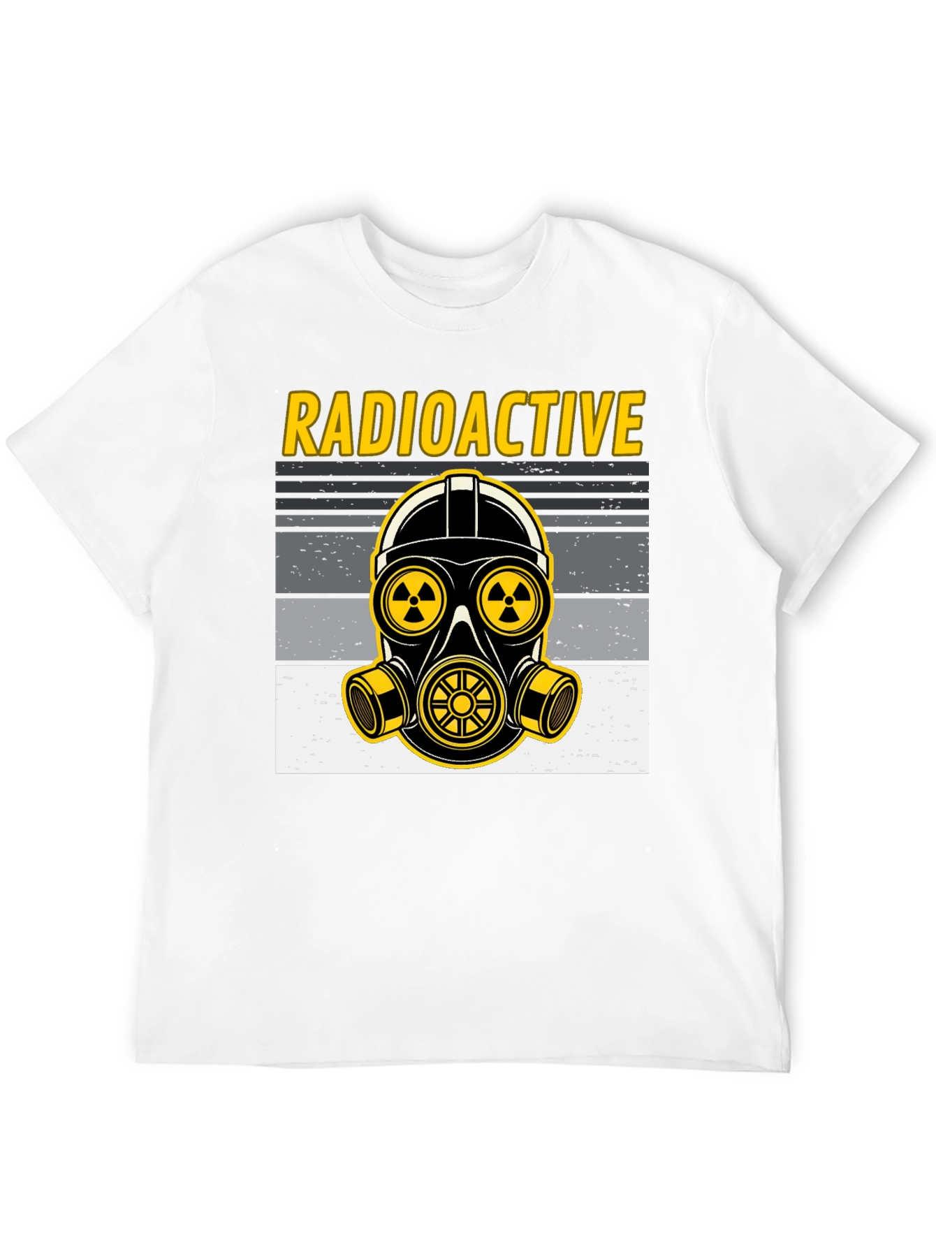 Radioactive Gas Mask Graphic T-Shirt