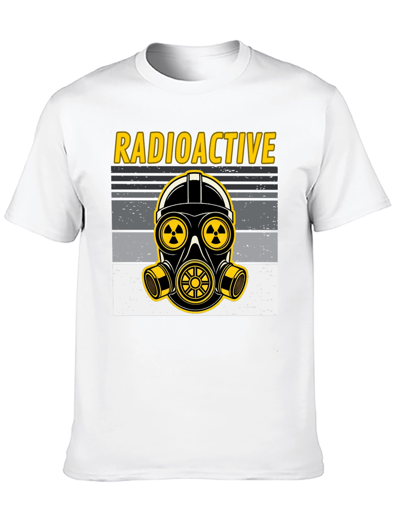 Radioactive Gas Mask Graphic T-Shirt