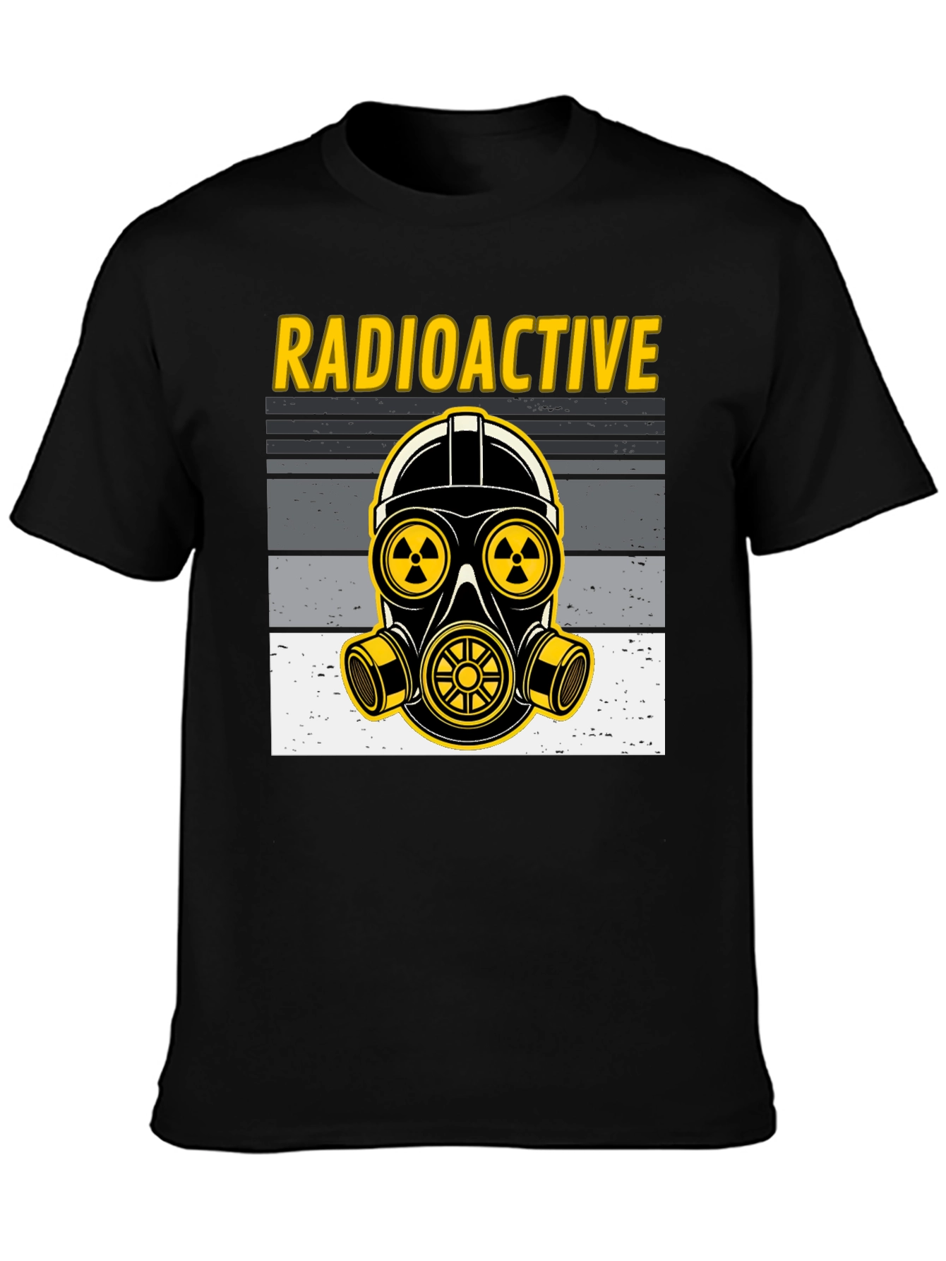 Radioactive Gas Mask Graphic T-Shirt
