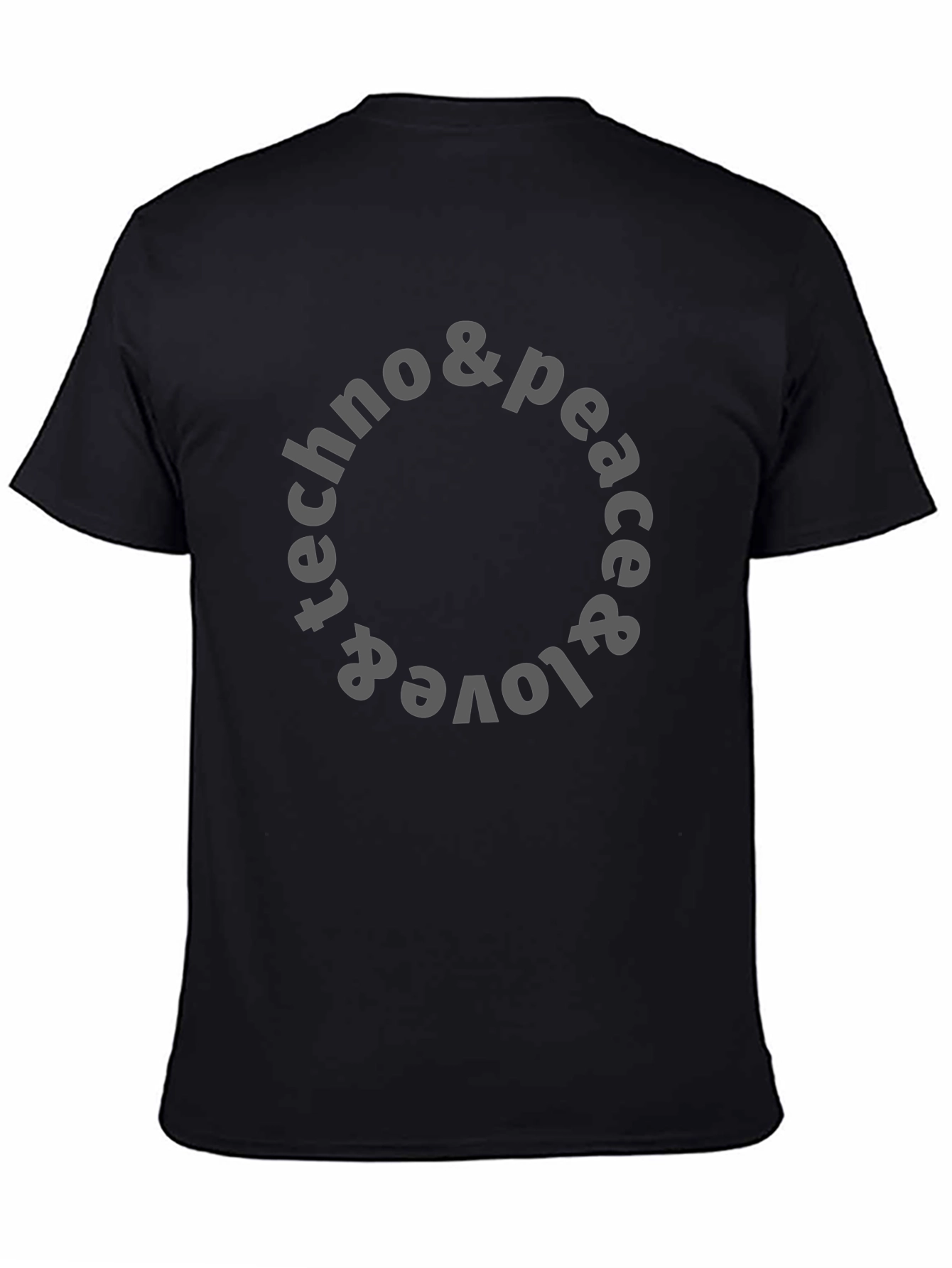Techno Peace & Love T-Shirt - Unisex Graphic Tee