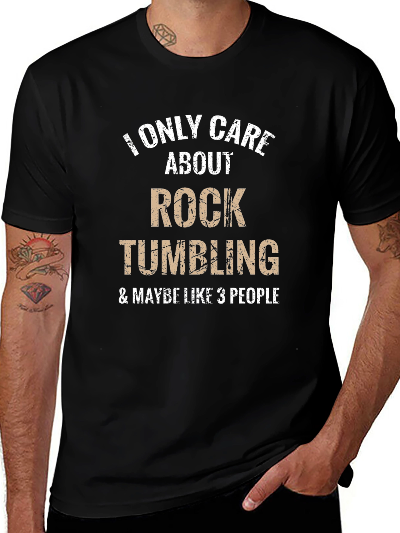 Rock Tumbling T-Shirt - Funny Hobby Tee