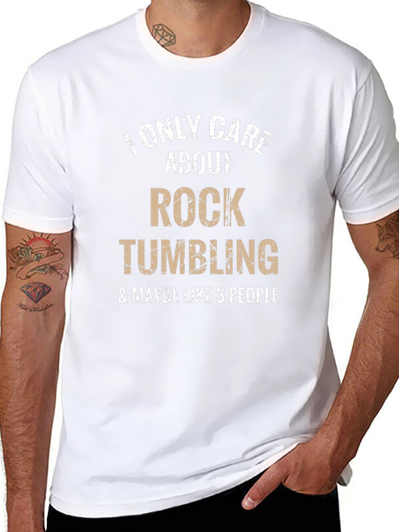 Rock Tumbling T-Shirt - Funny Hobby Tee