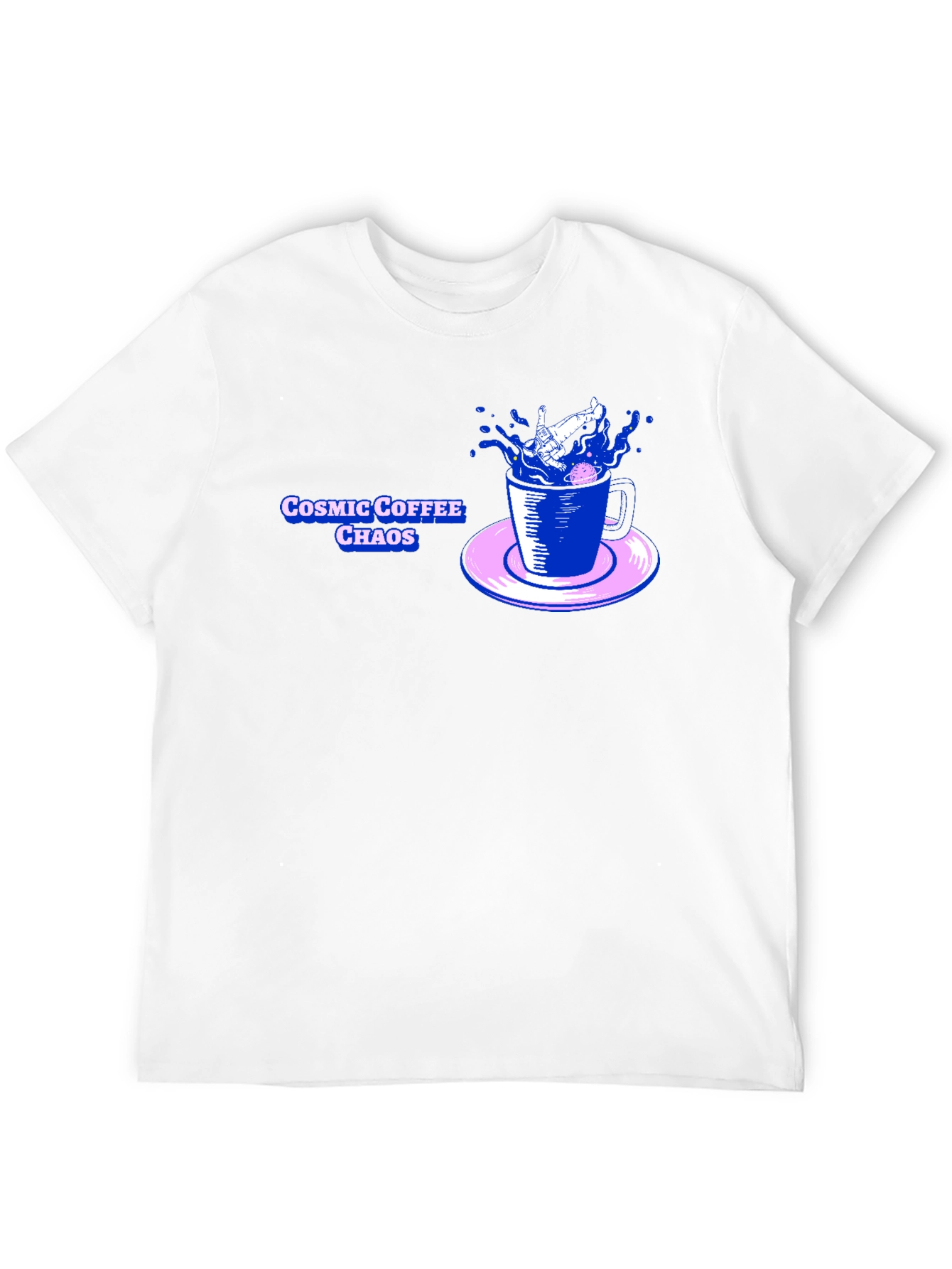 Cosmic Coffee Chaos Graphic T-Shirt
