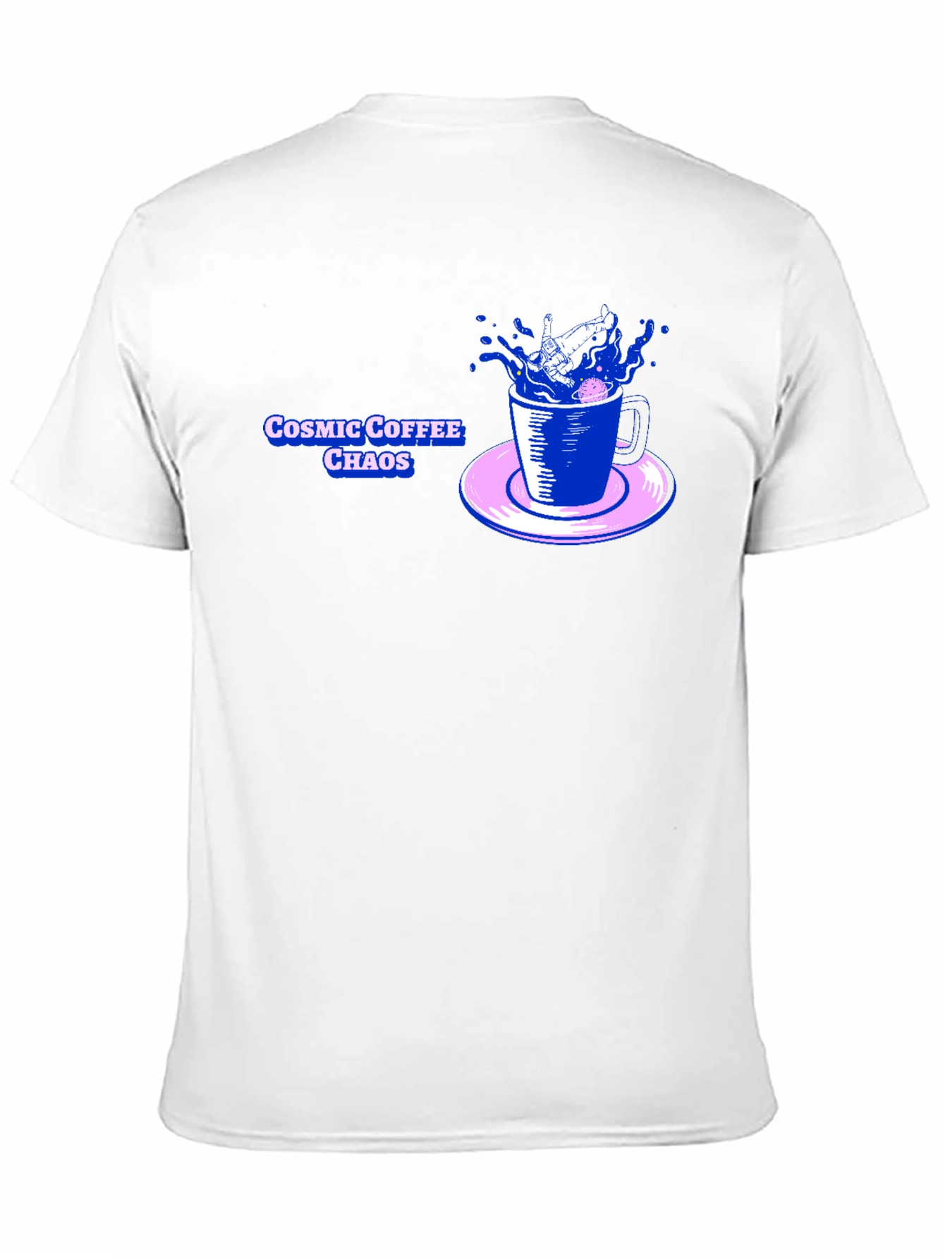 Cosmic Coffee Chaos Graphic T-Shirt