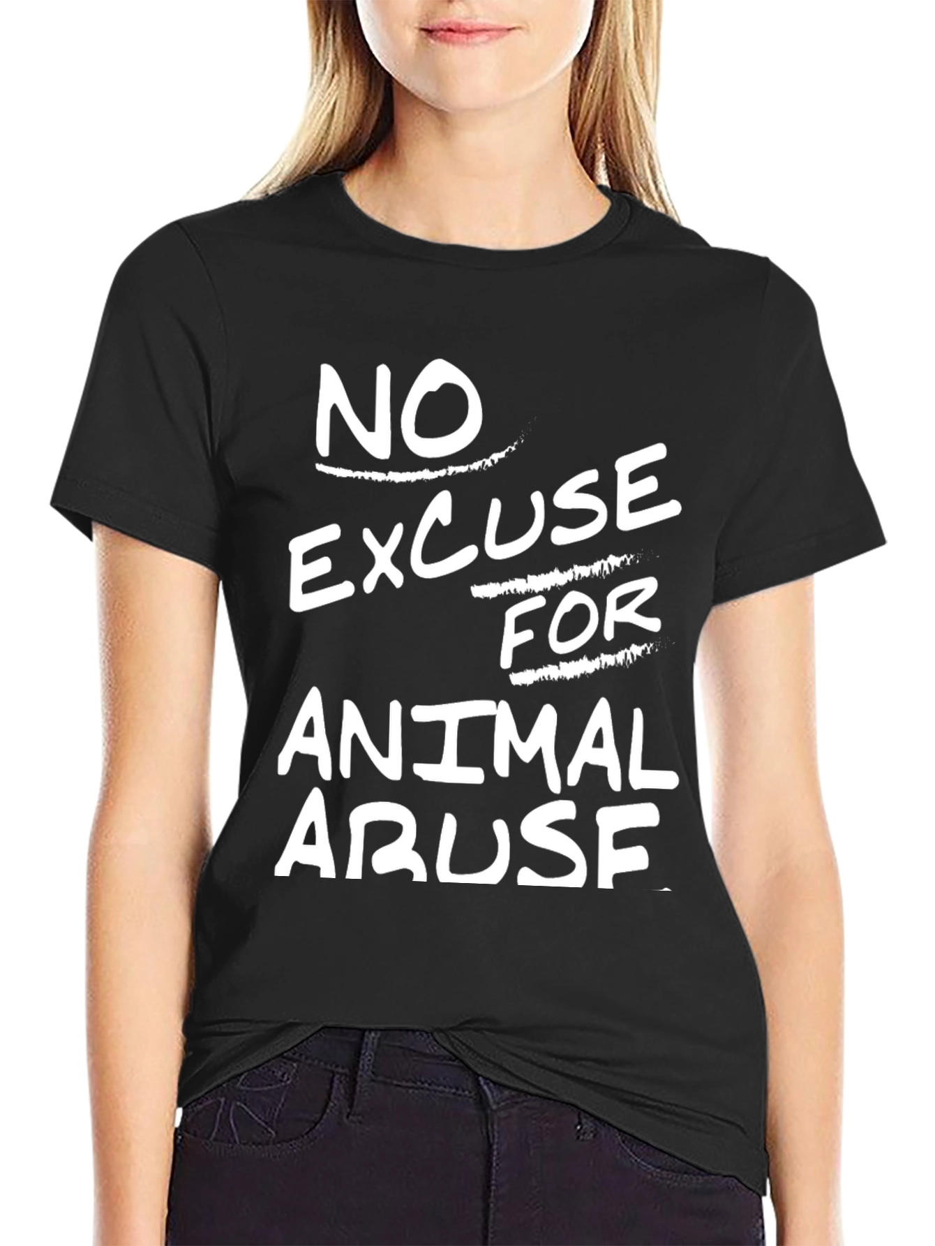 No Excuse for Animal Abuse T-Shirt