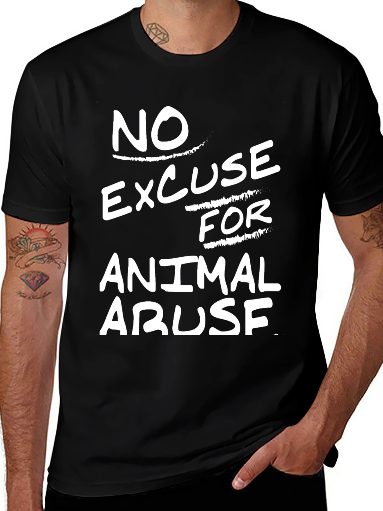 No Excuse for Animal Abuse T-Shirt