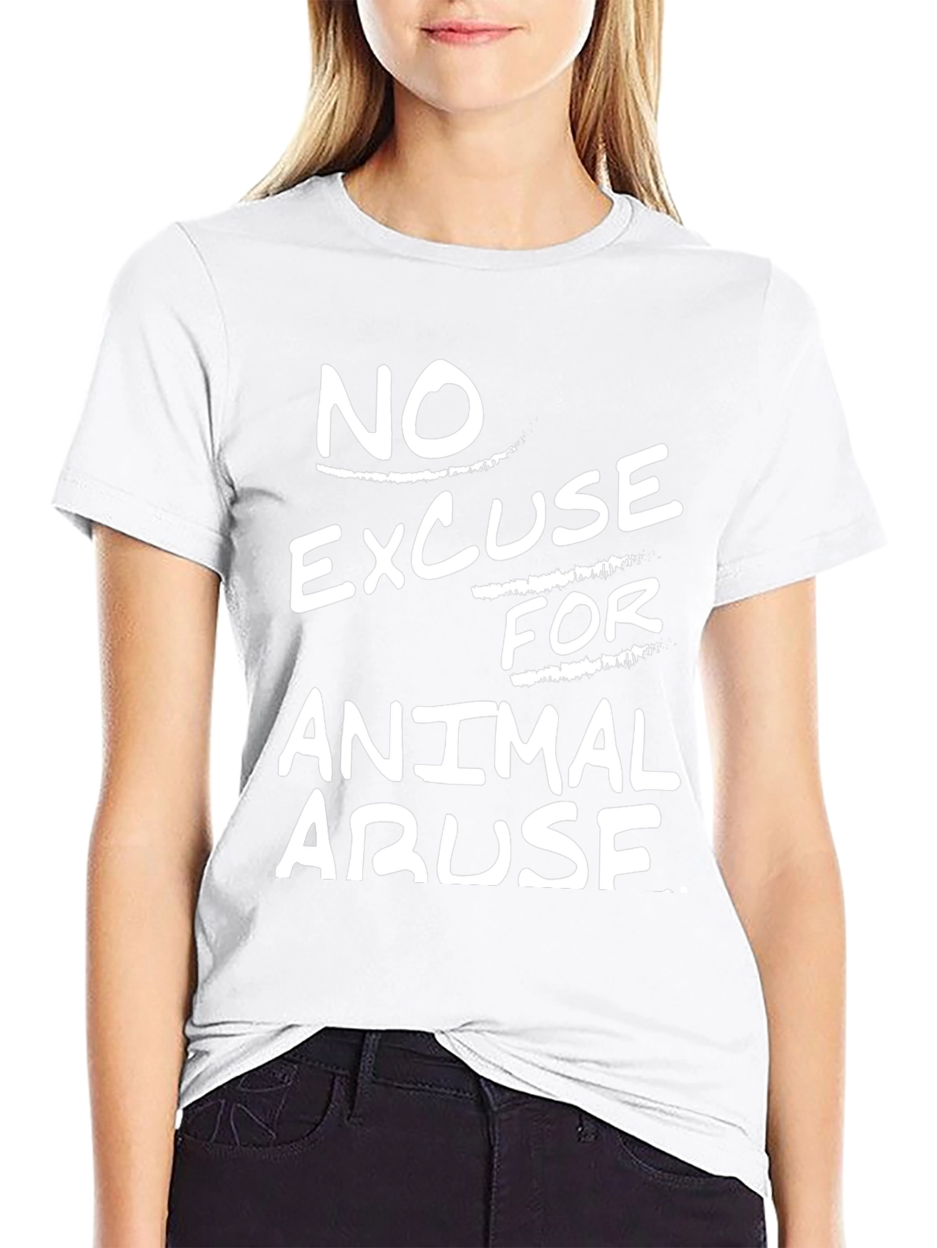 No Excuse for Animal Abuse T-Shirt