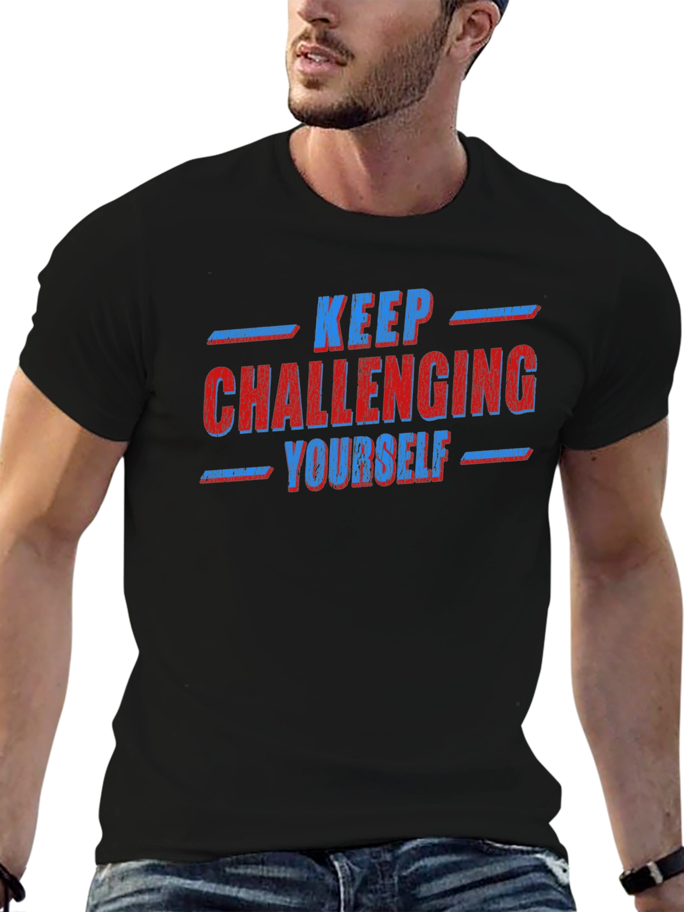 Keep Challenging Yourself Graphic Tee
