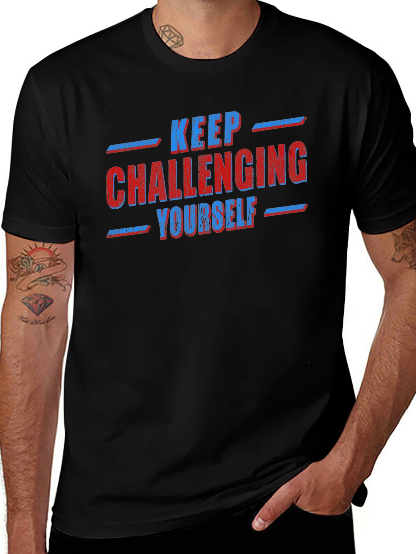 Keep Challenging Yourself Graphic Tee