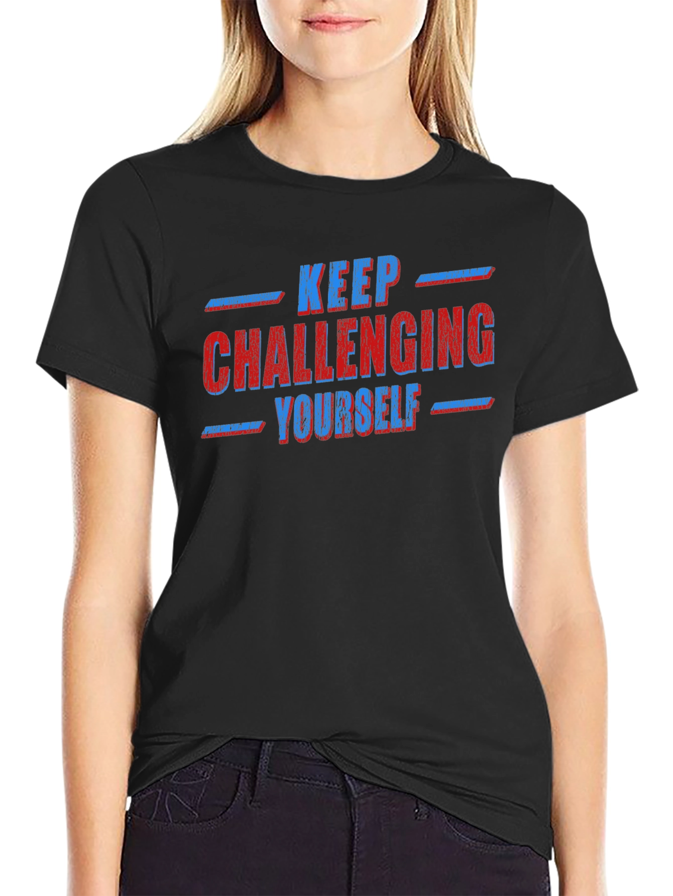 Keep Challenging Yourself Graphic Tee