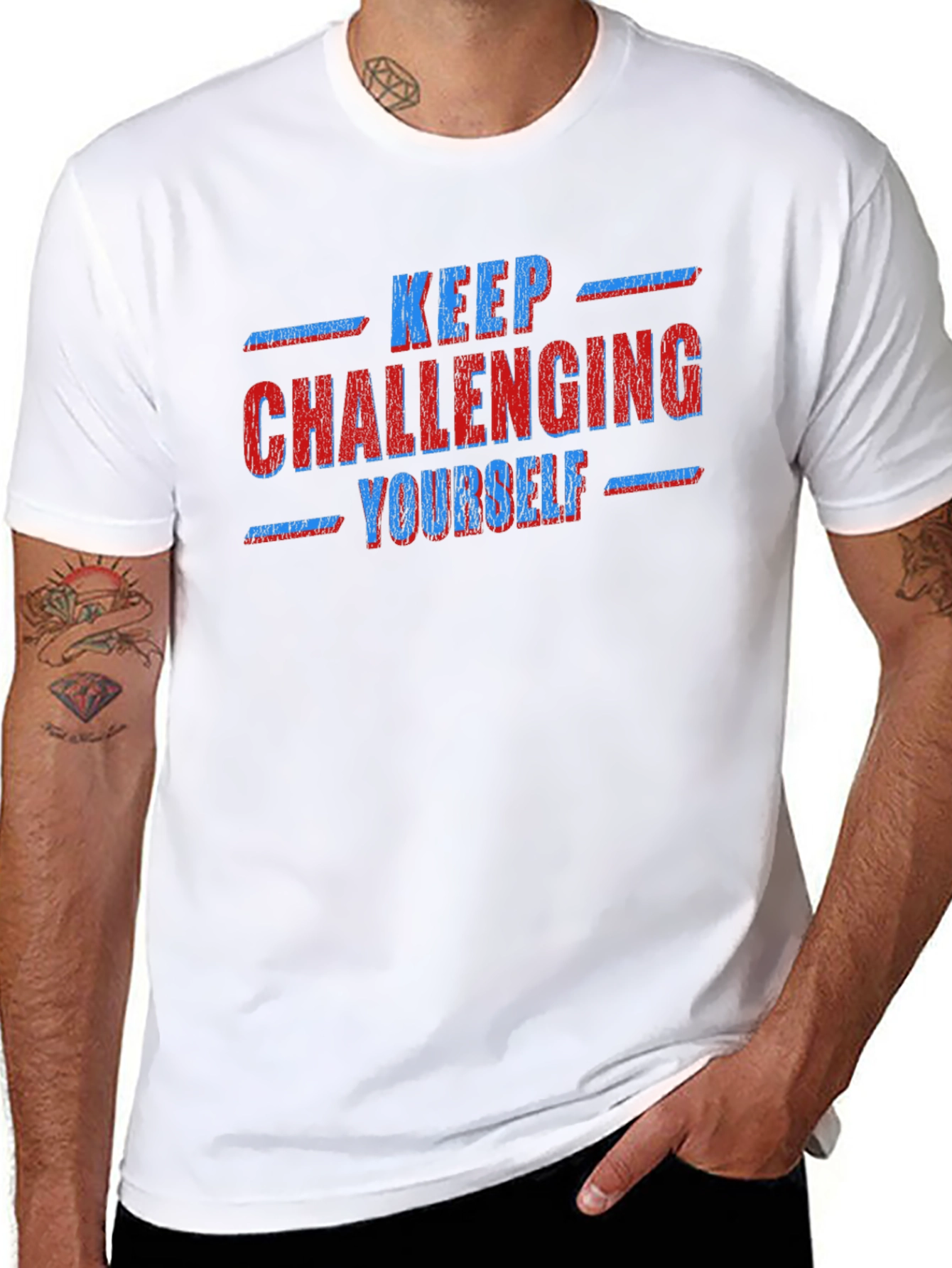 Keep Challenging Yourself Graphic Tee