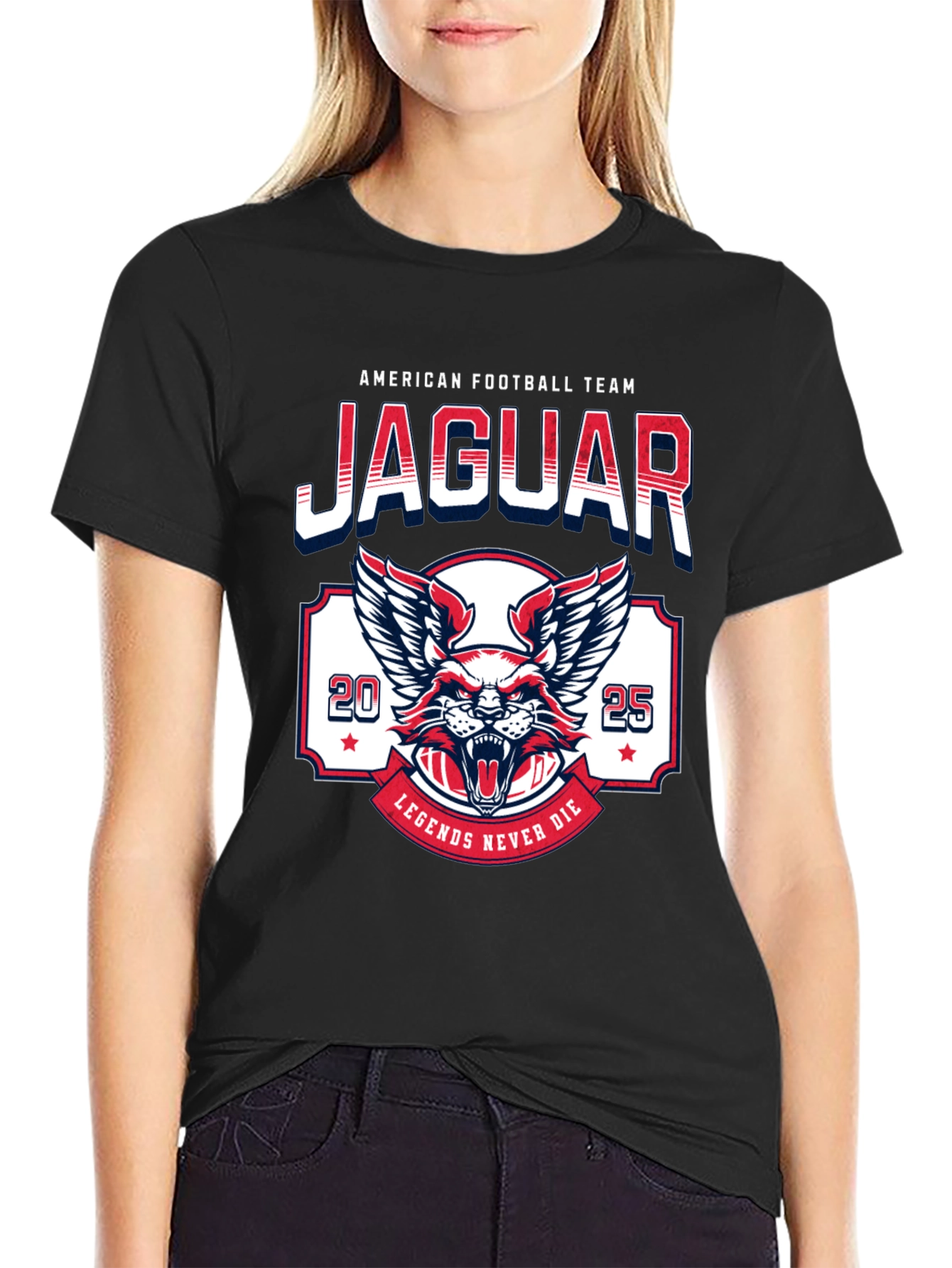 Jaguar Football Team Graphic T-Shirt