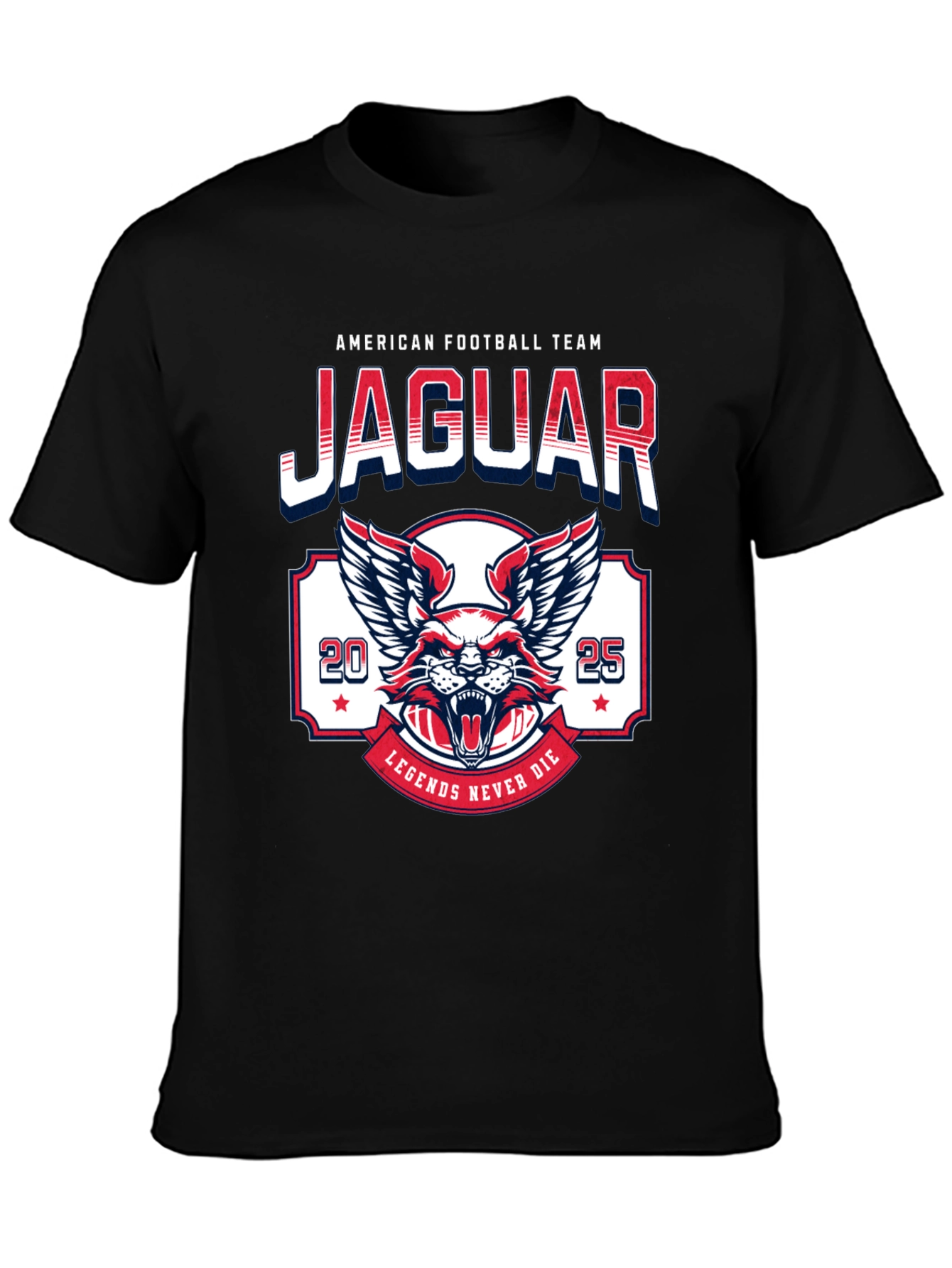 Jaguar Football Team Graphic T-Shirt